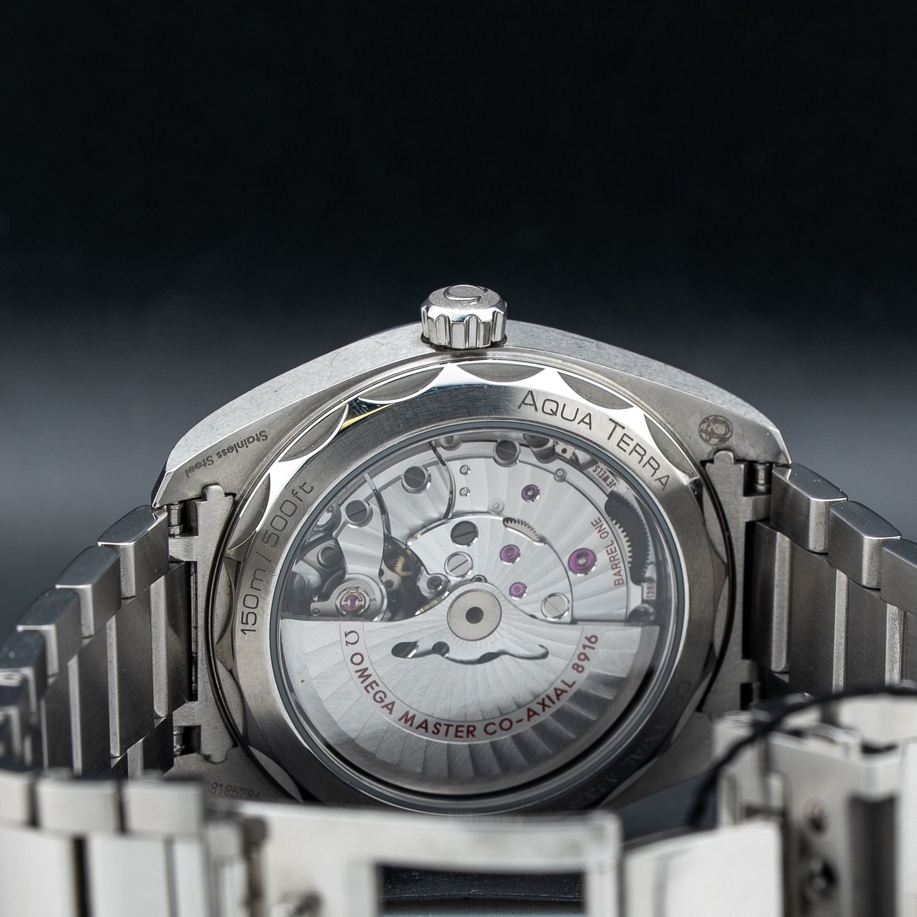 Omega 220.10.41.21.02.004 Aqua Terra 150M Small Seconds Silver Blue Dial on Bracelet