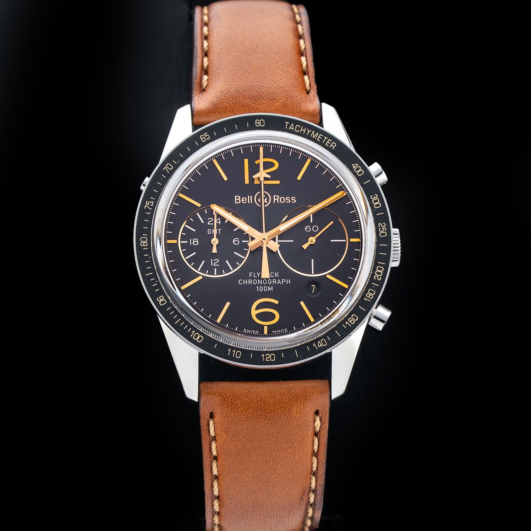 Bell & Ross Sport Heritage GMT Flyback BRV126-FLY-GMT/SCA