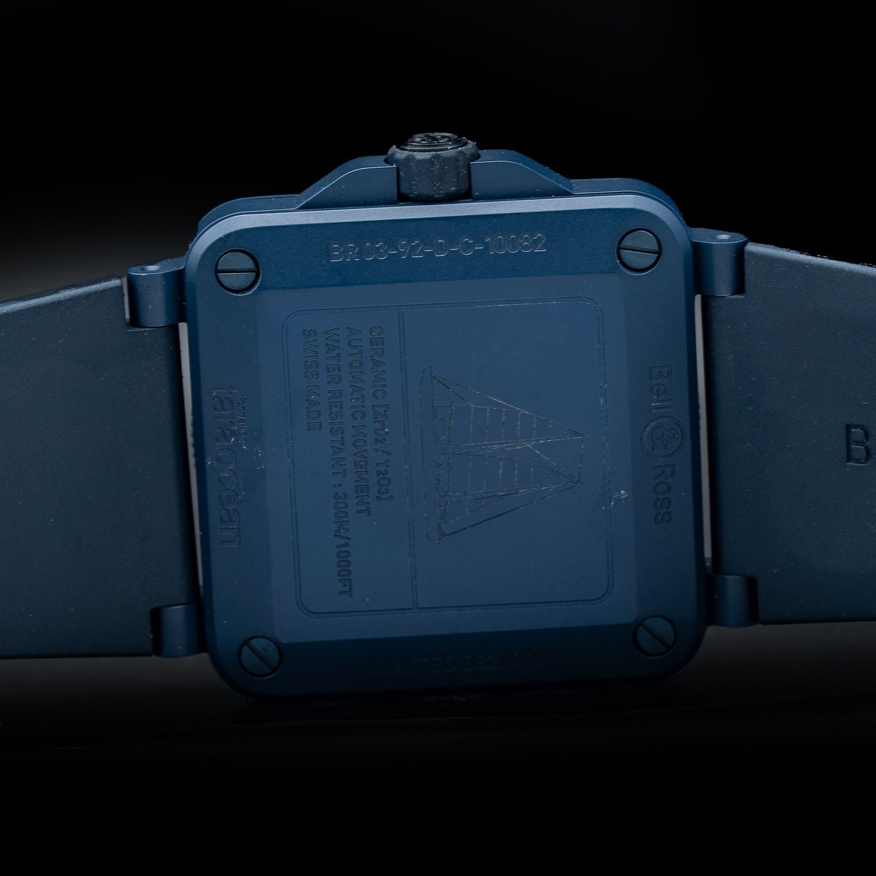 Bell & Ross BR03-92-D-C-10082 Tara Blue Ceramic
