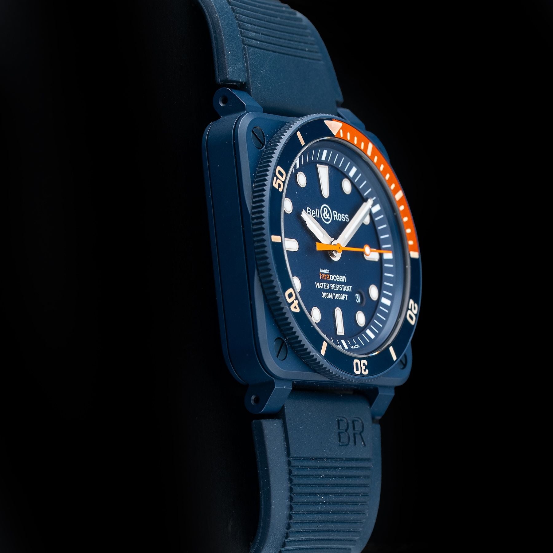 Bell & Ross BR03-92-D-C-10082 Tara Blue Ceramic