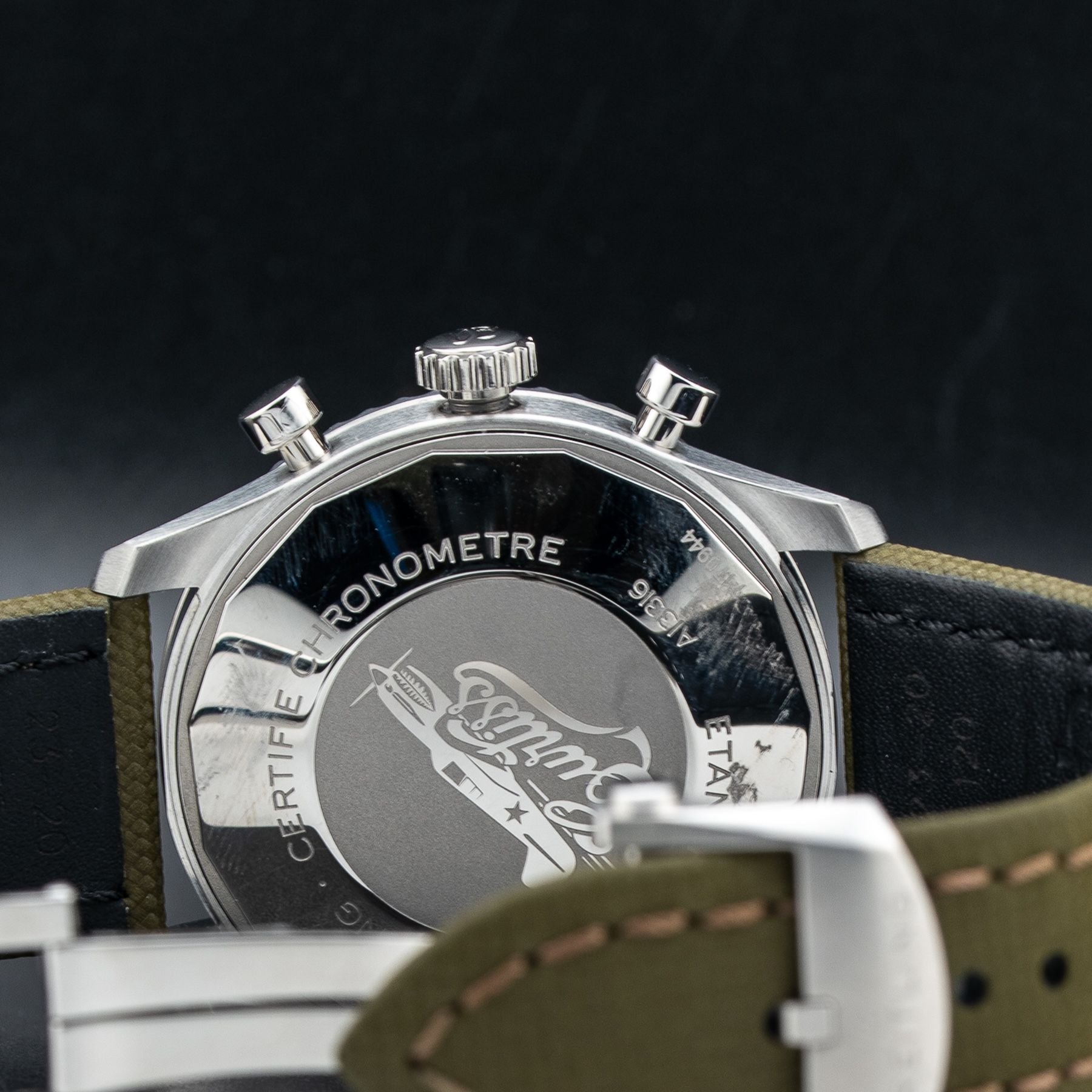 Breitling A133161A1L1X2 Aviator 8 Chronograph 43 Curtiss Warhawk