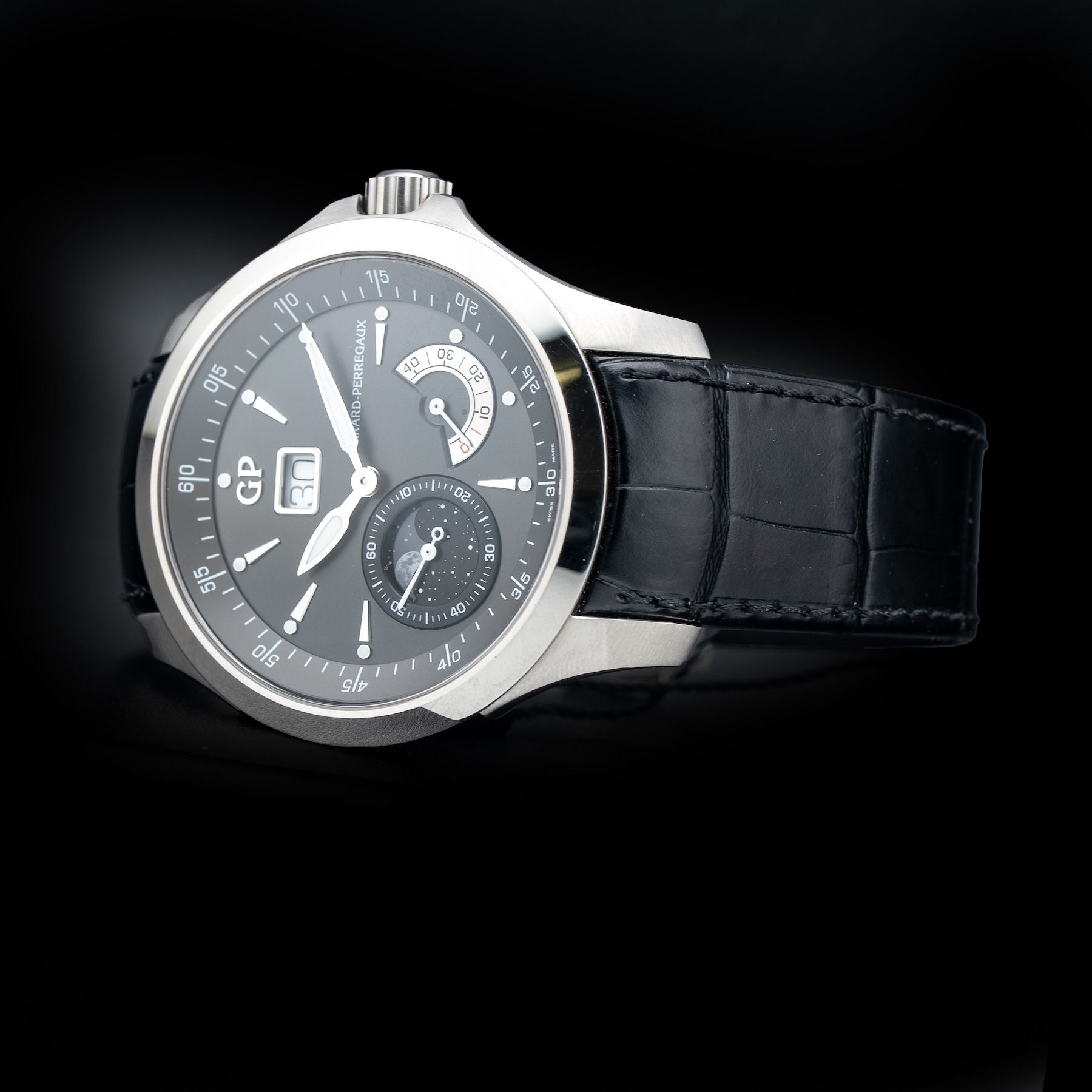 Girard Perregaux 49650 Traveller Large Date Moonphases