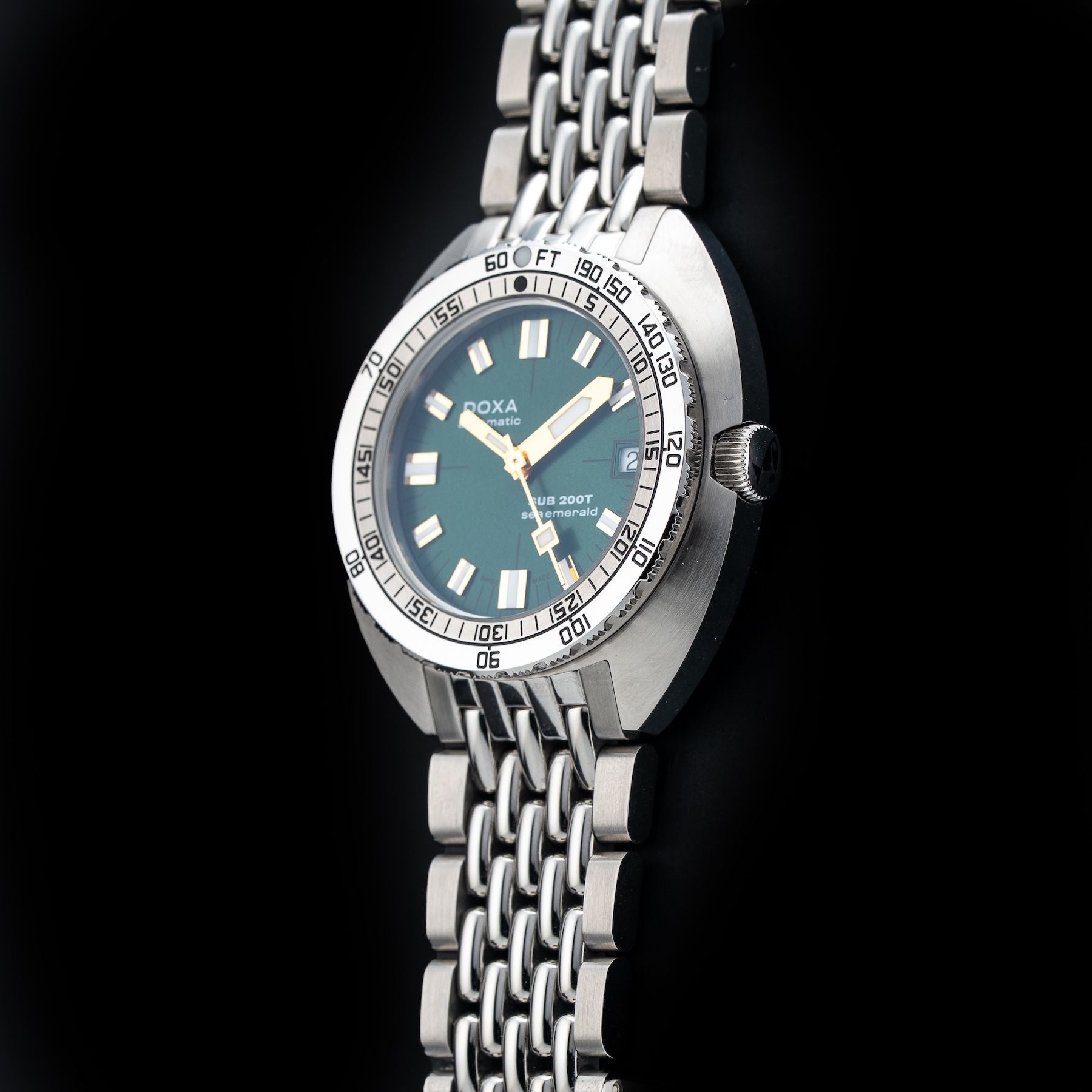 DOXA 804.10.131S.10 Sub 200T Sea Emerald On Bracelet