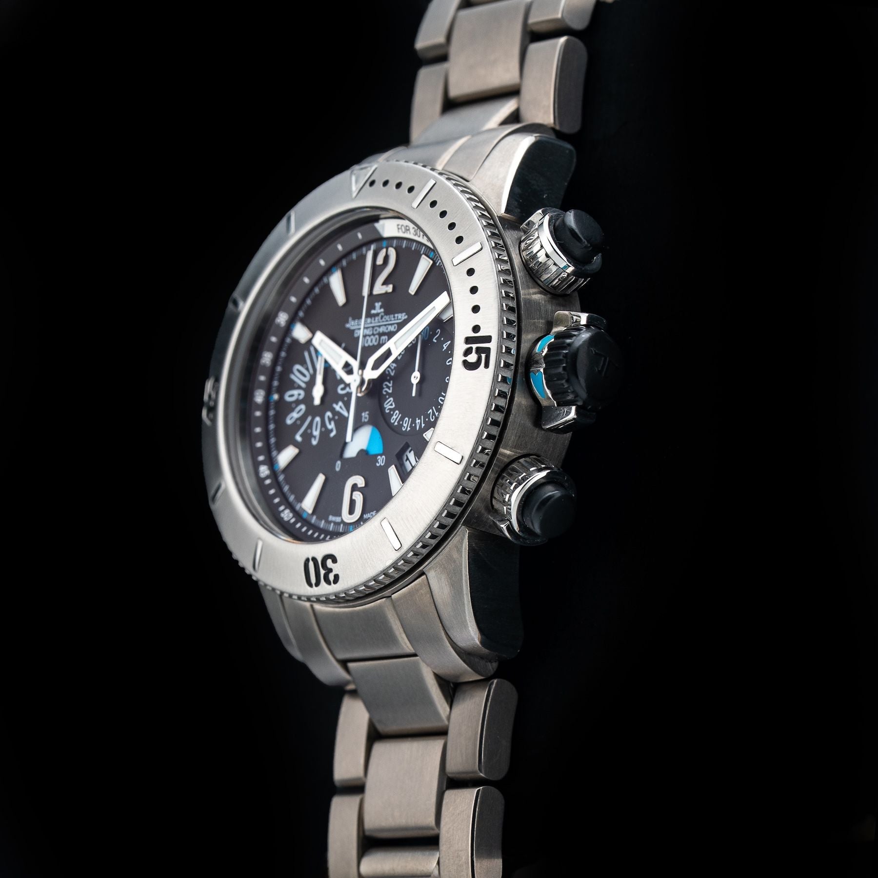 Jaeger LeCoultre 160.T.25 Master Compressor Diving Chronograph on Bracelet