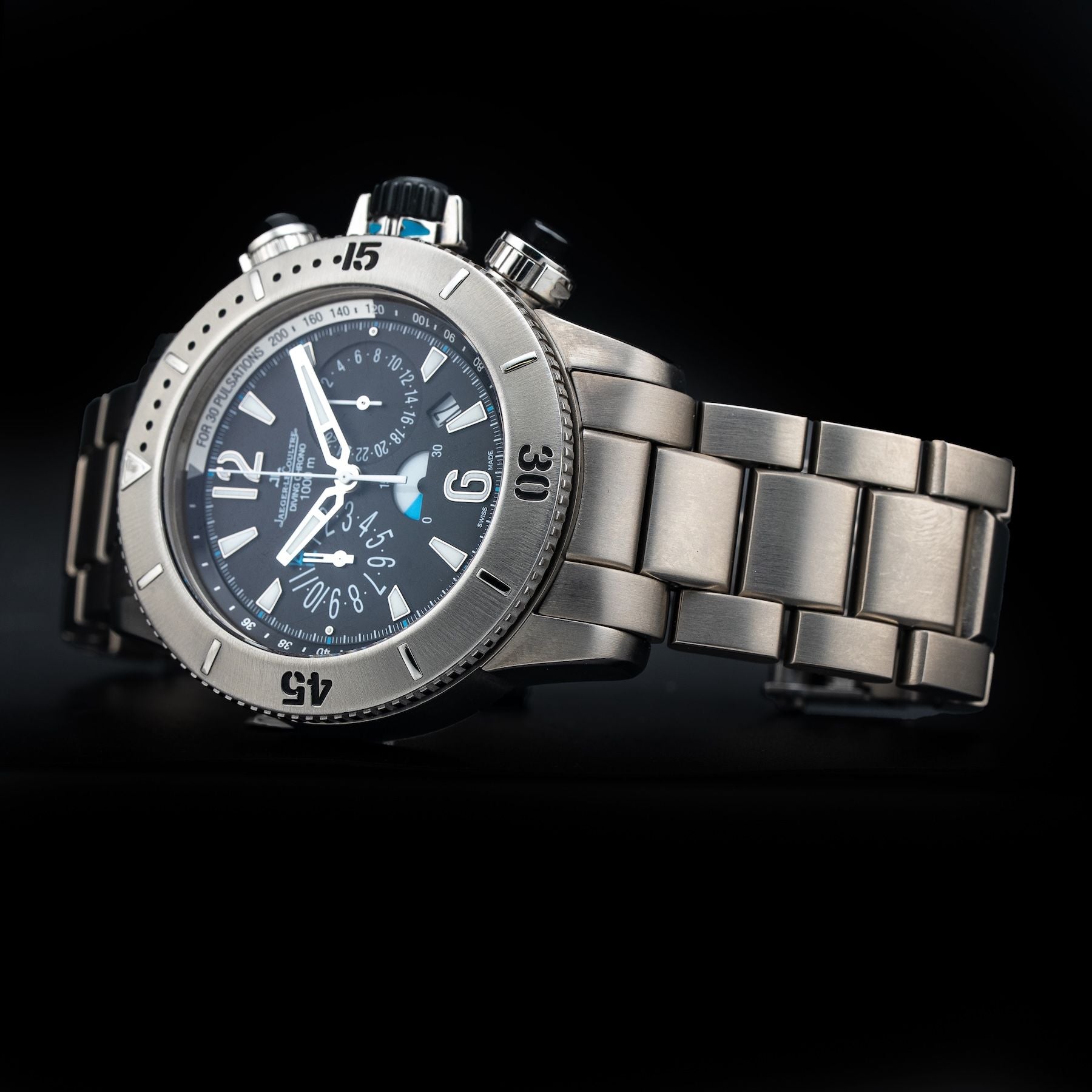 Jaeger LeCoultre 160.T.25 Master Compressor Diving Chronograph on Bracelet