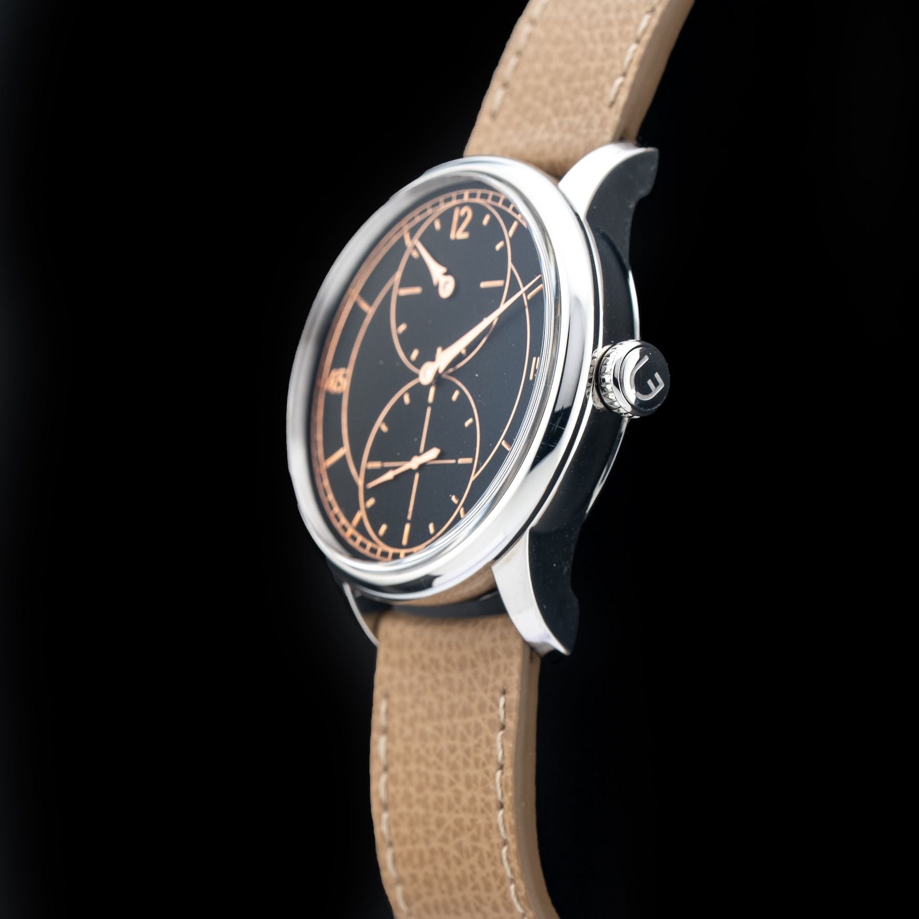 Louis Erard 85L.48AA.13 Le Régulateur Gravé Noir