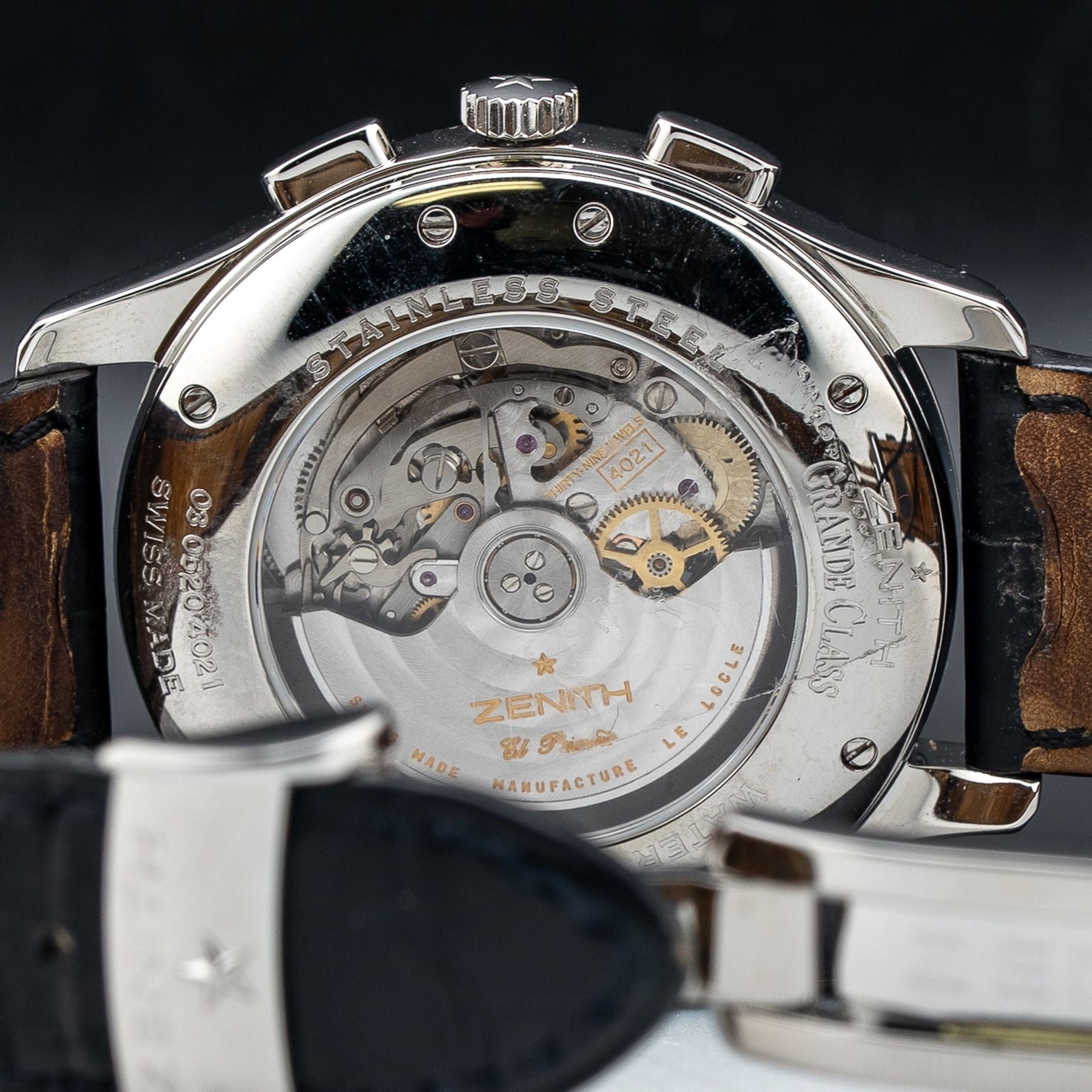 Zenith 03.0520.4021 El Primero Grand Class Black Automatic