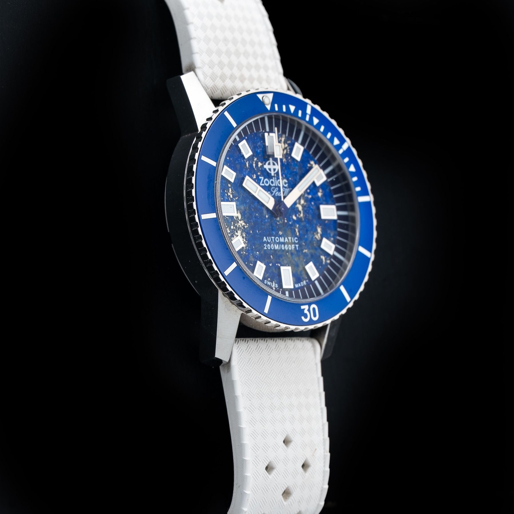 Zodiac ZO9312 Compression Diver Blue Lapis Lazuli Dial