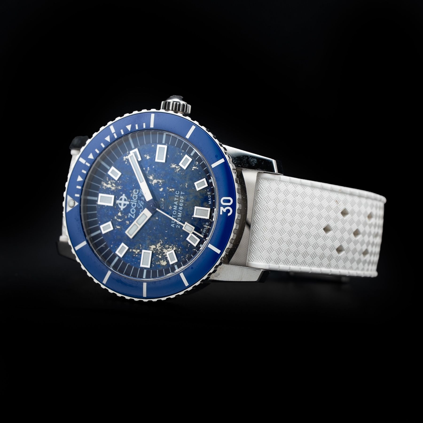 Zodiac ZO9312 Compression Diver Blue Lapis Lazuli Dial