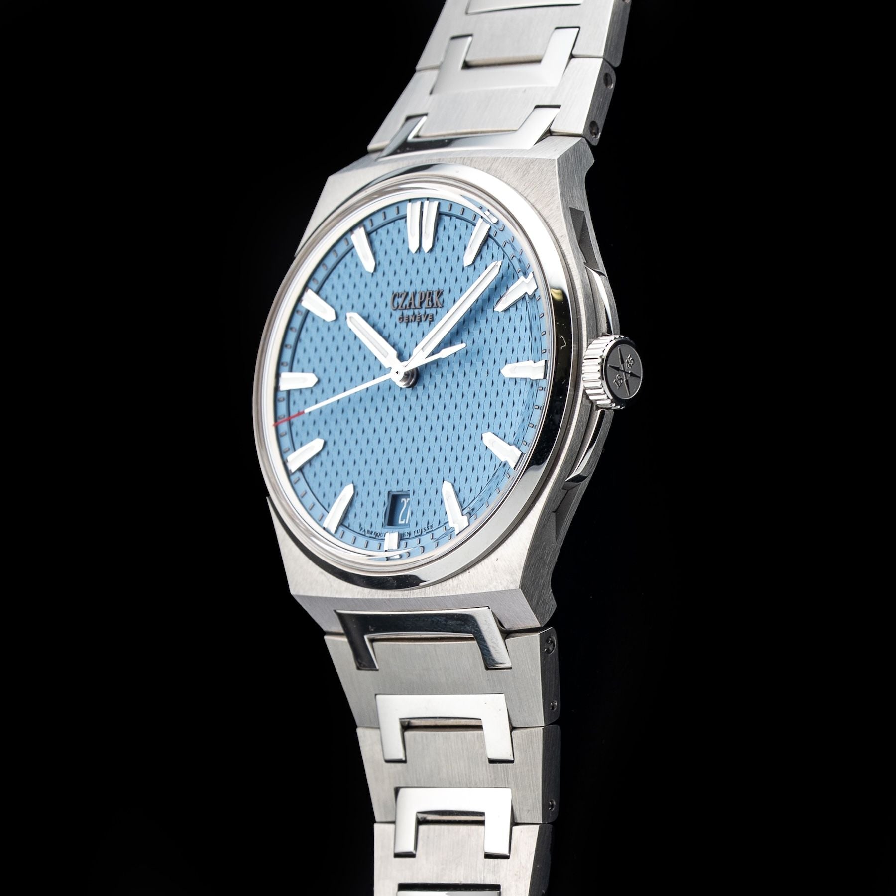 Czapek Antarctique Passage de Drake Glacier Blue