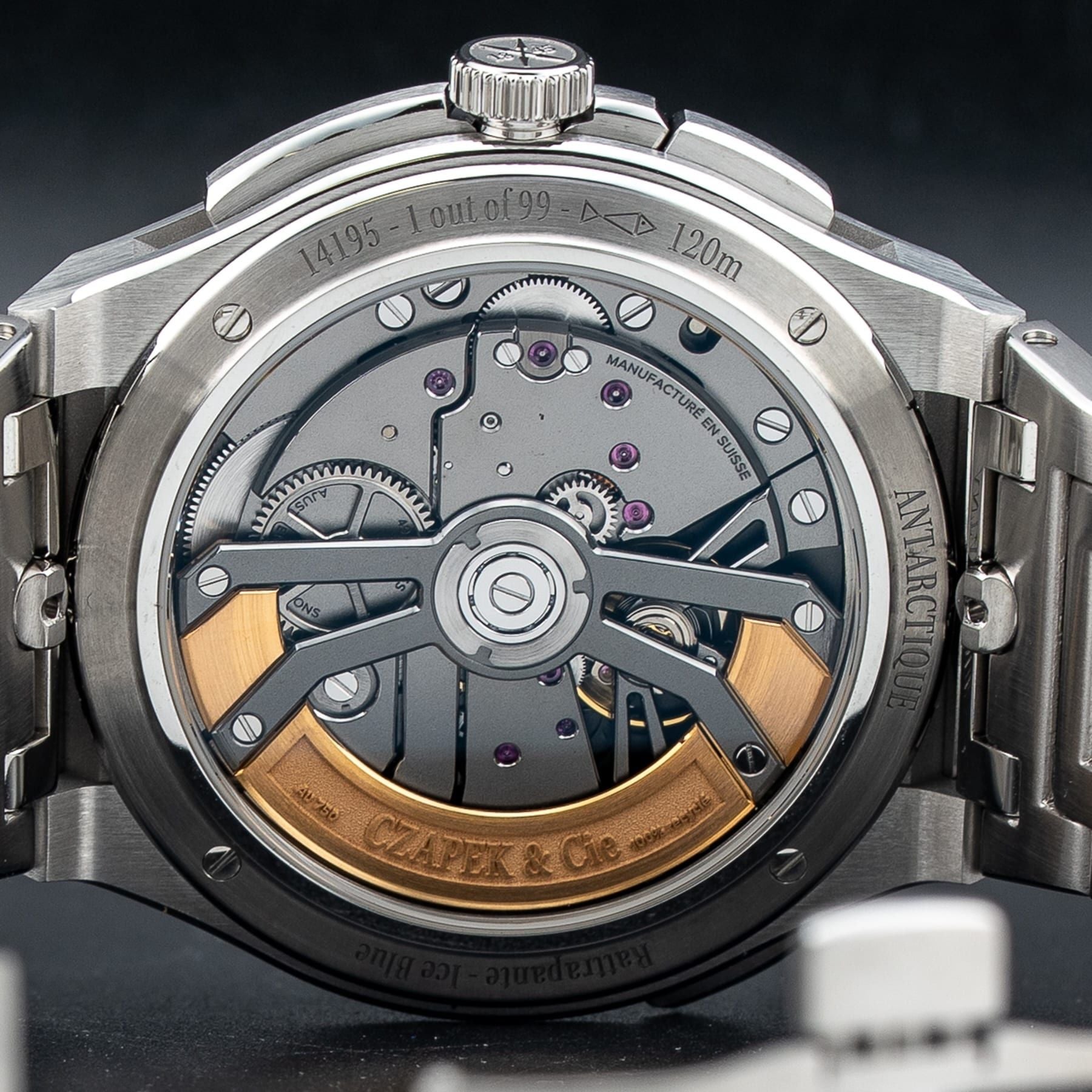 Czapek Antarctique Rattrapante Ice Blue
