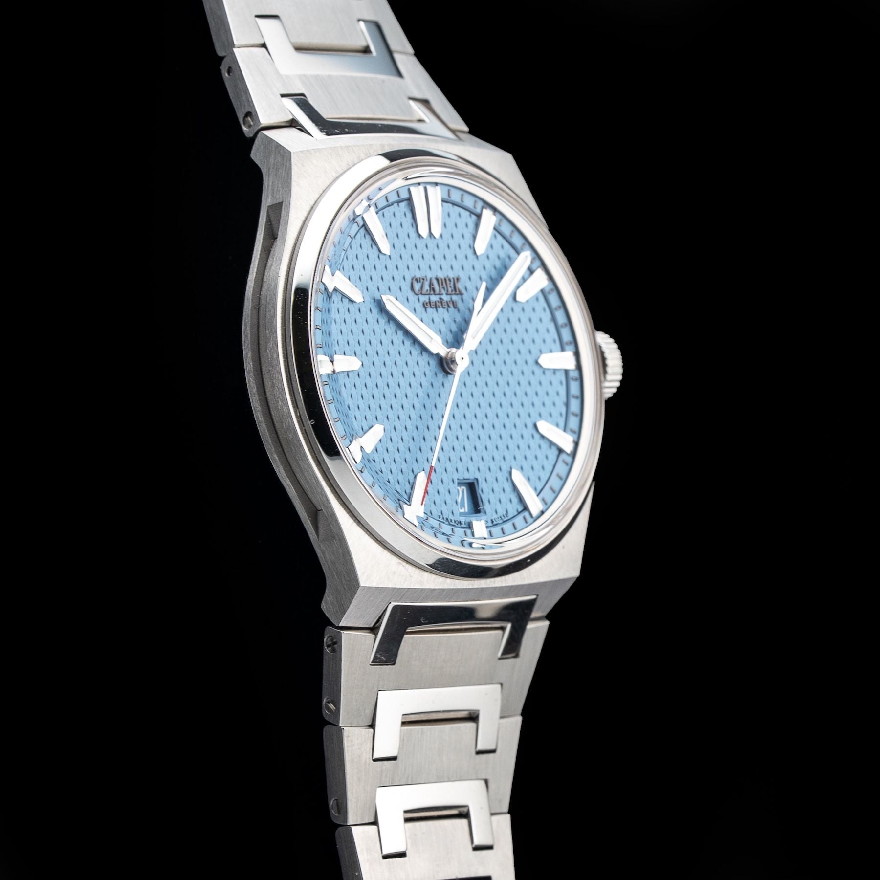 Czapek Antarctique Passage de Drake Glacier Blue