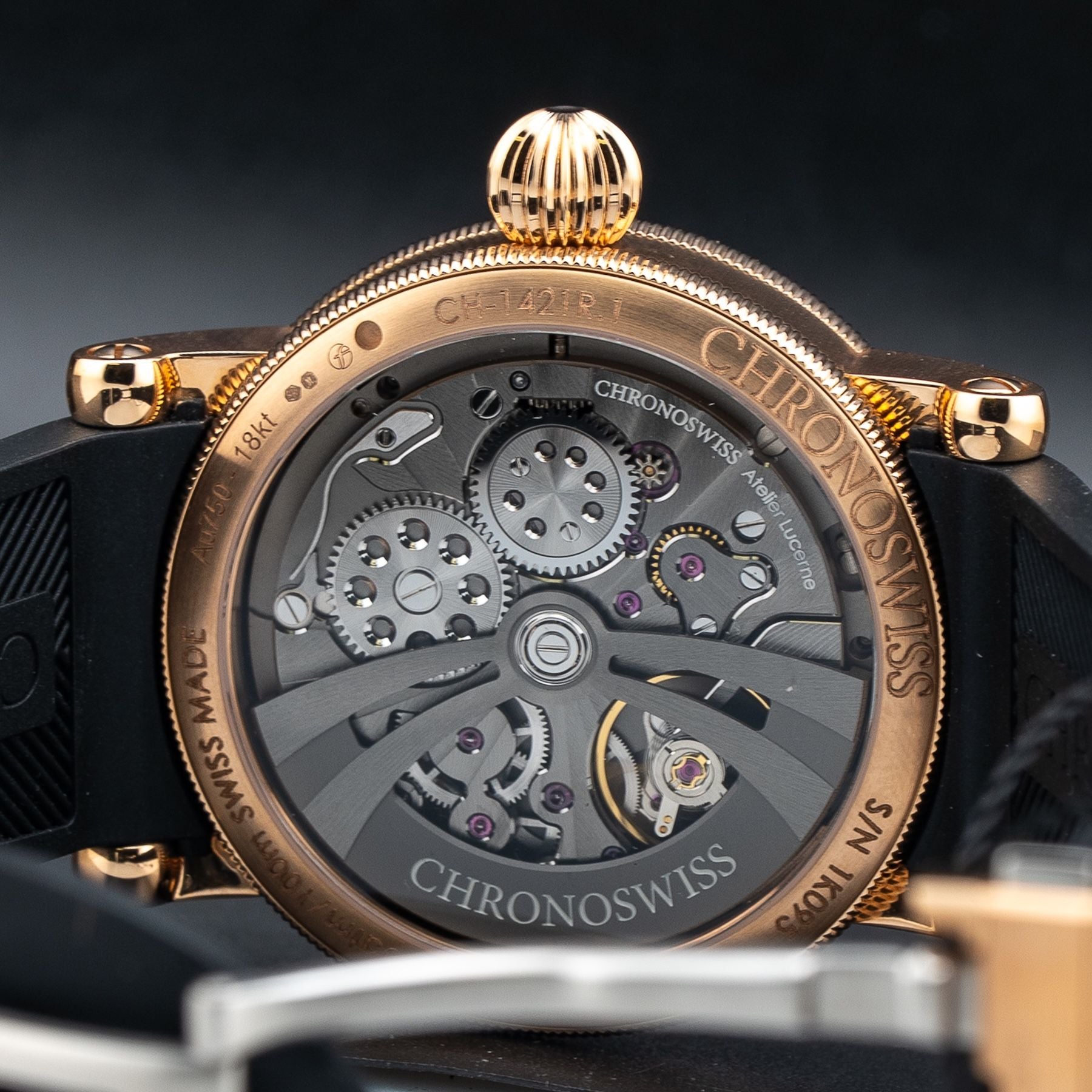 Chronoswiss CH-1421.1E-BKRE Delphis Dracula