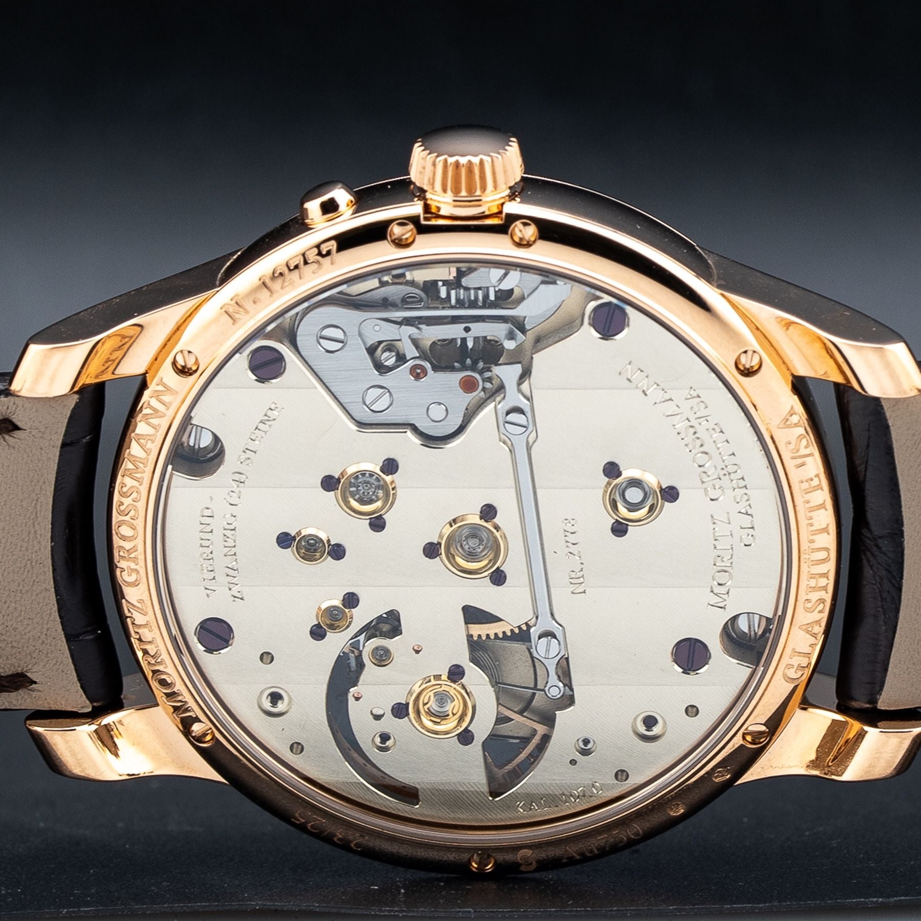Moritz Grossmann MG-003494 Backpage Green Rose Gold Limited Edition