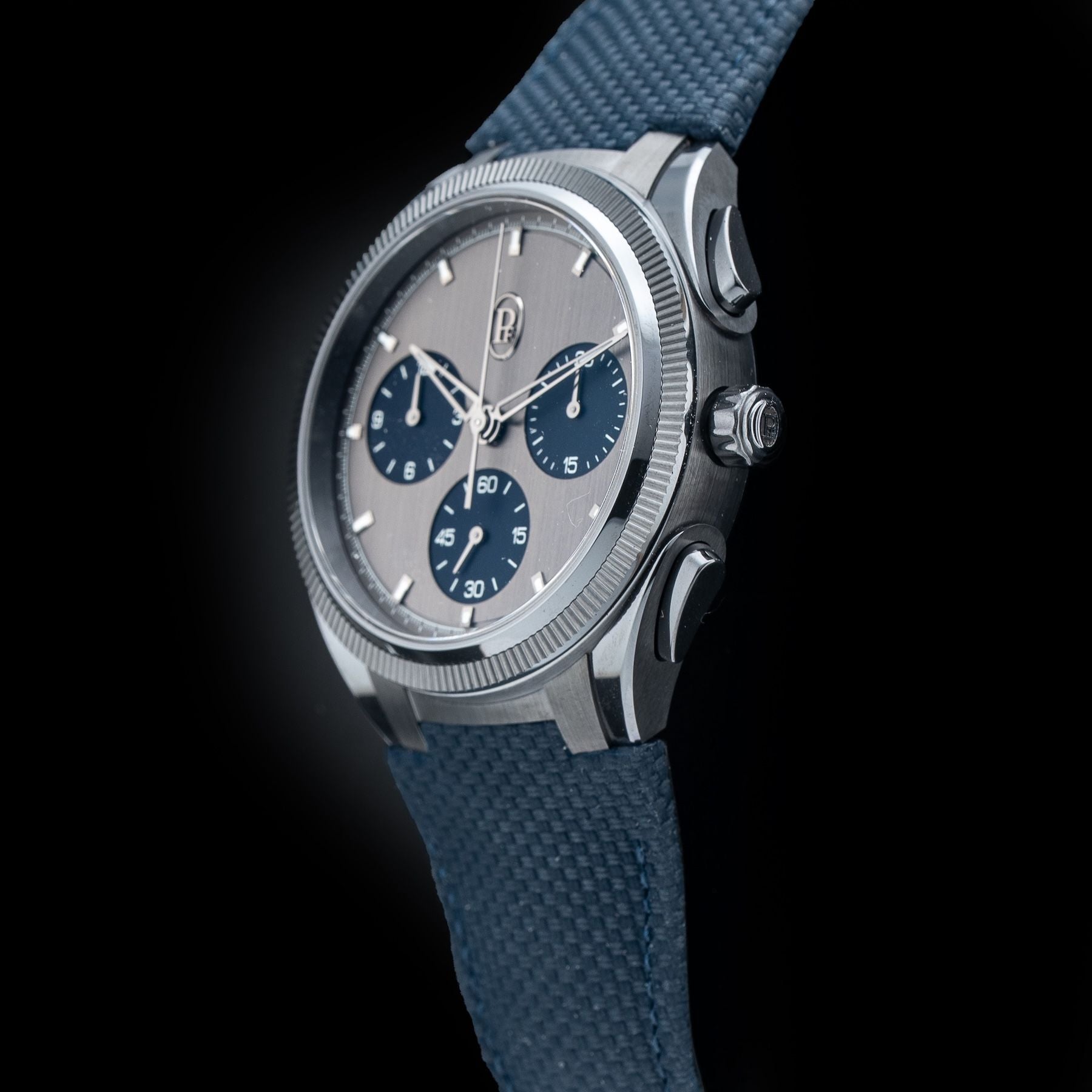 Parmigiani Fleurier PFC931-1020022-400182 Tonda PF Sport Chronograph Ultra-Cermet Milano Blue