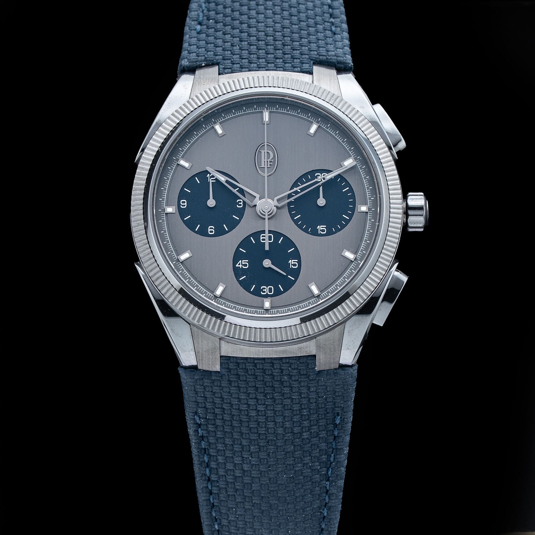 Parmigiani Fleurier PFC931-1020022-400182 Tonda PF Sport Chronograph Ultra-Cermet Milano Blue