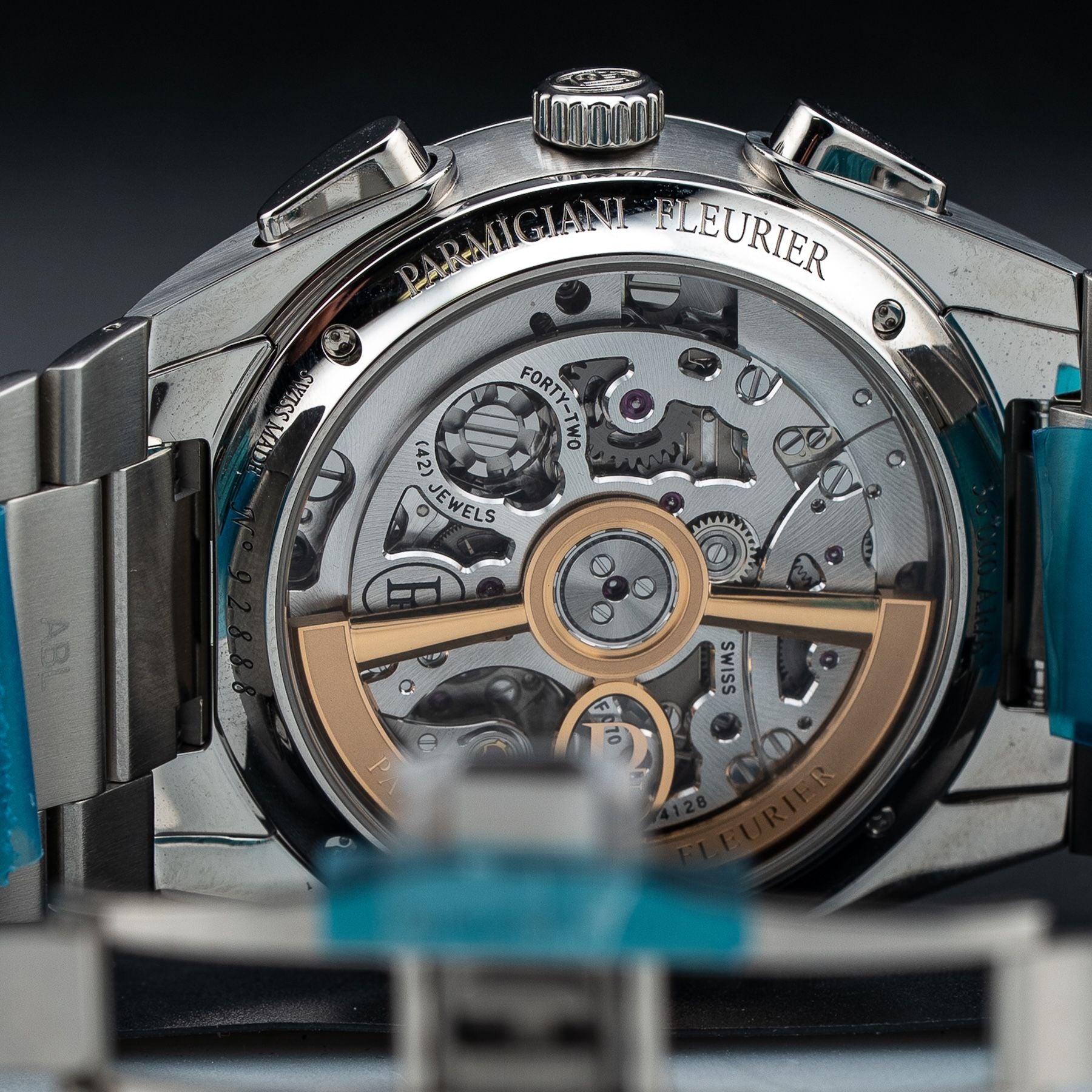 Parmigiani Fleurier PFC917-1020001-100182 Tonda PF Chronograph No Date Mineral Blue