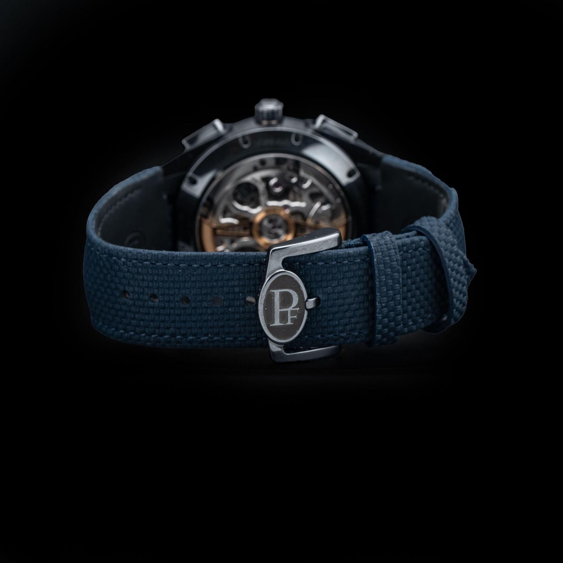 Parmigiani Fleurier PFC931-1020022-400182 Tonda PF Sport Chronograph Ultra-Cermet Milano Blue