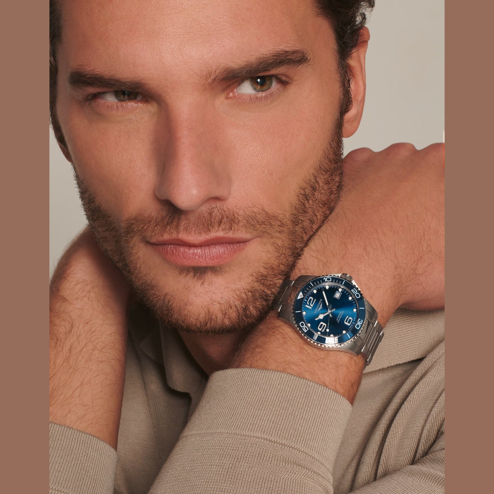 Longines Hydroconquest Sunray Blue Dial on Bracelet L3.780.4.96.6