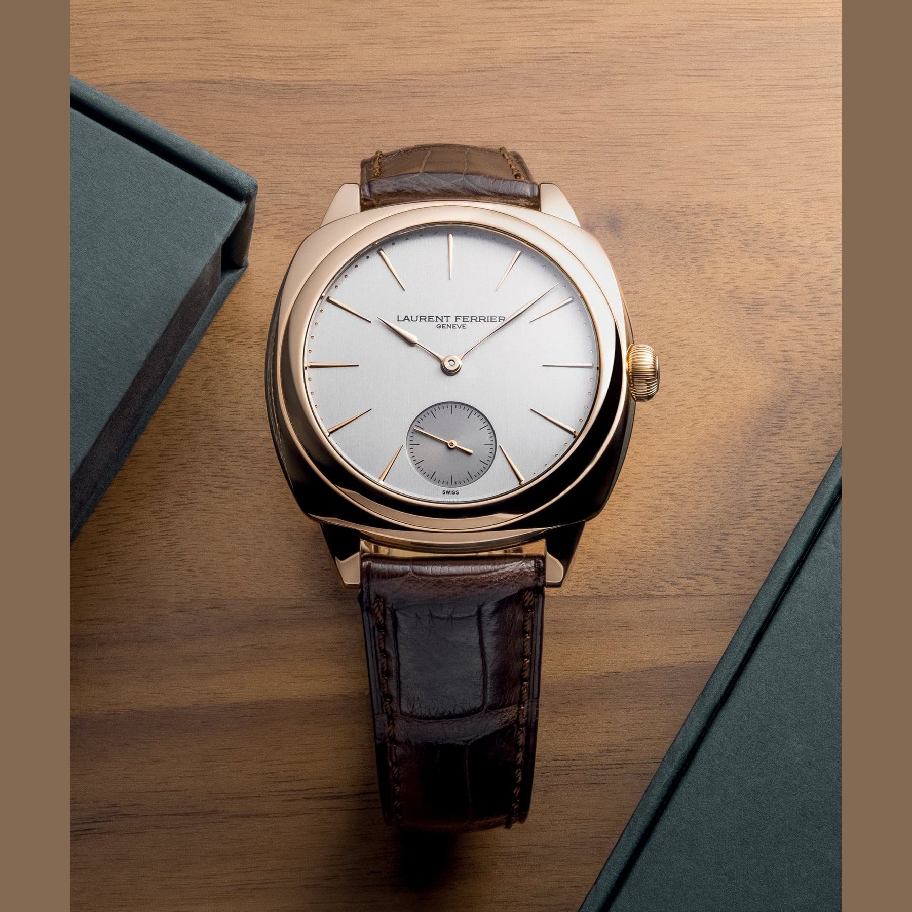 Laurent Ferrier LCF013.R5.GR1 Square Micro-Rotor Silver