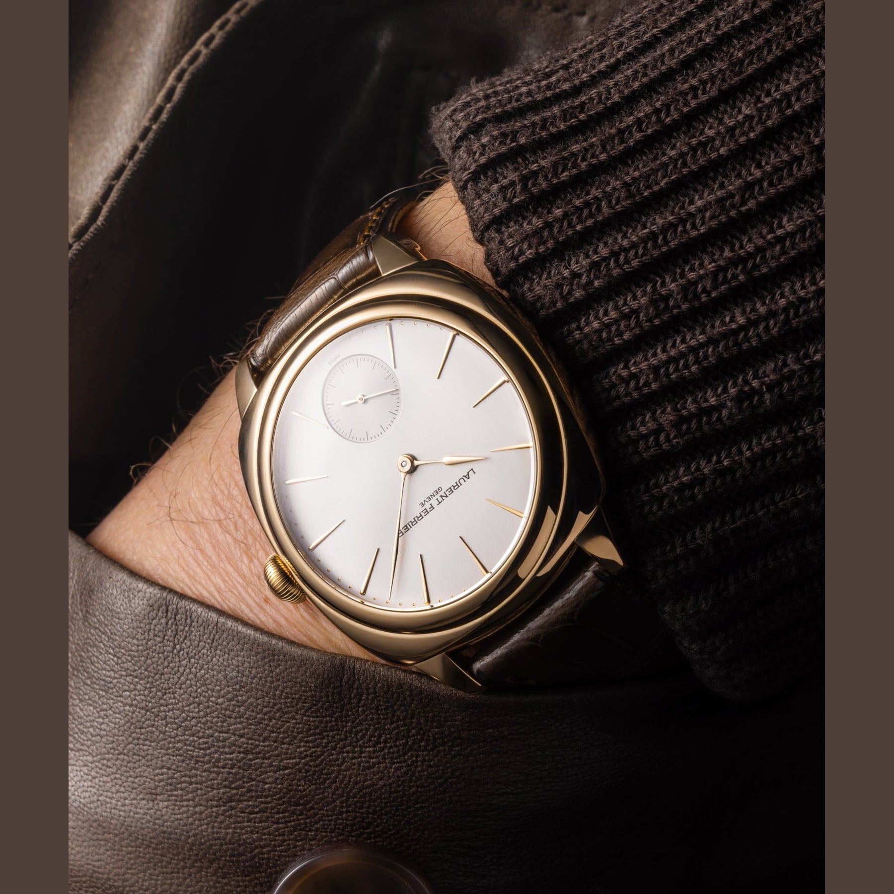 Laurent Ferrier LCF013.R5.GR1 Square Micro-Rotor Silver
