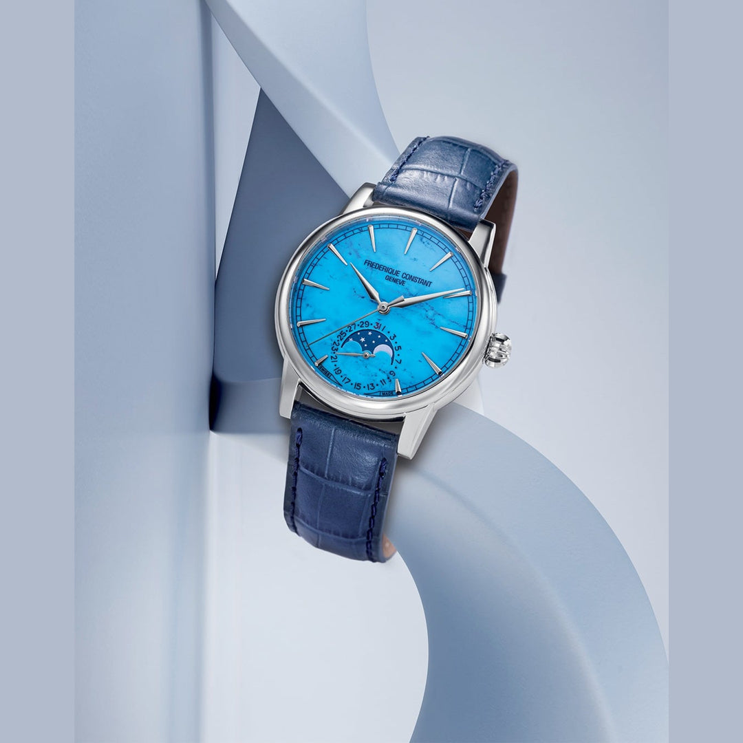 Frederique Constant FC-716TU3H6 Classic Moonphase Date Manufacture Turquoise Limited Edition