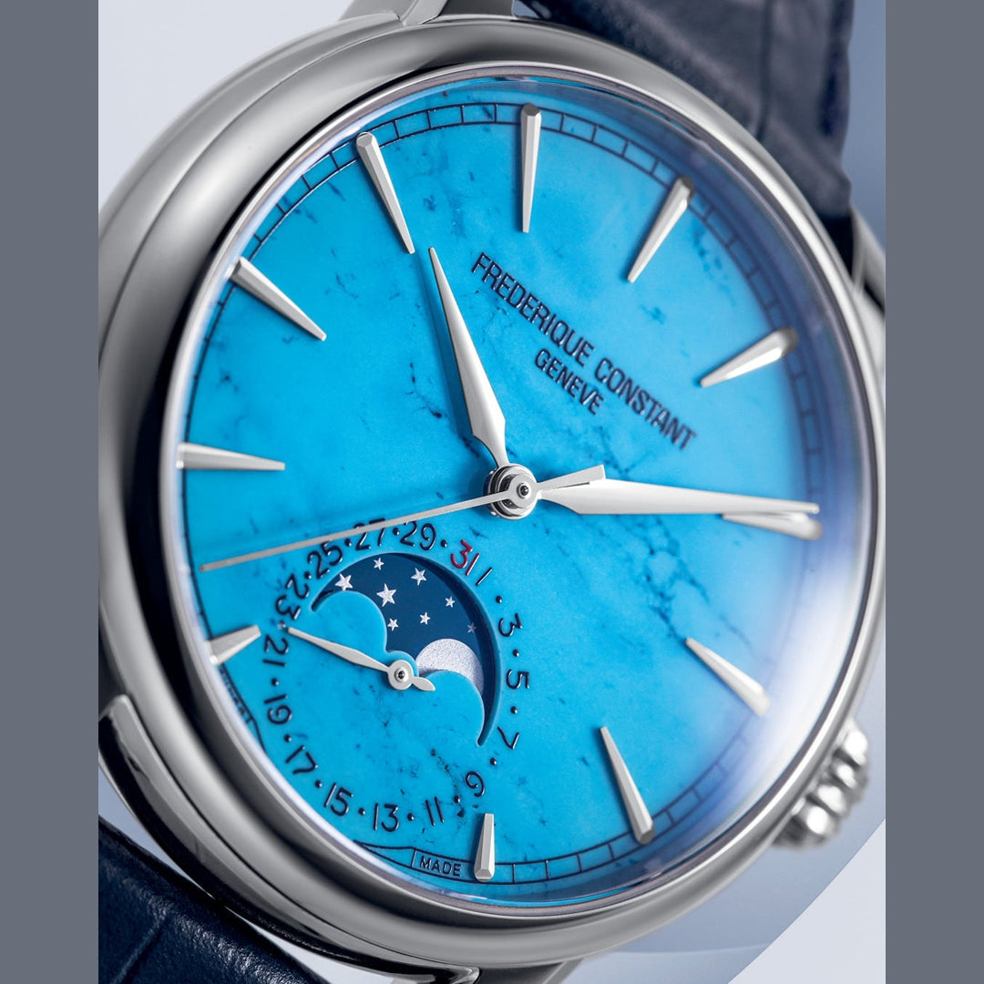 Frederique Constant FC-716TU3H6 Classic Moonphase Date Manufacture Turquoise Limited Edition