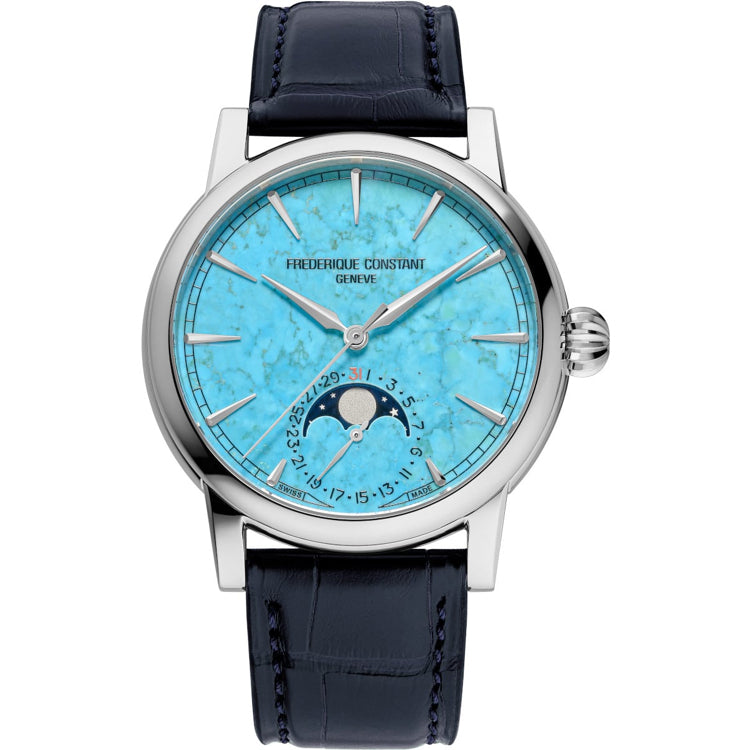 Frederique Constant FC-716TU3H6 Classic Moonphase Date Manufacture Turquoise Limited Edition