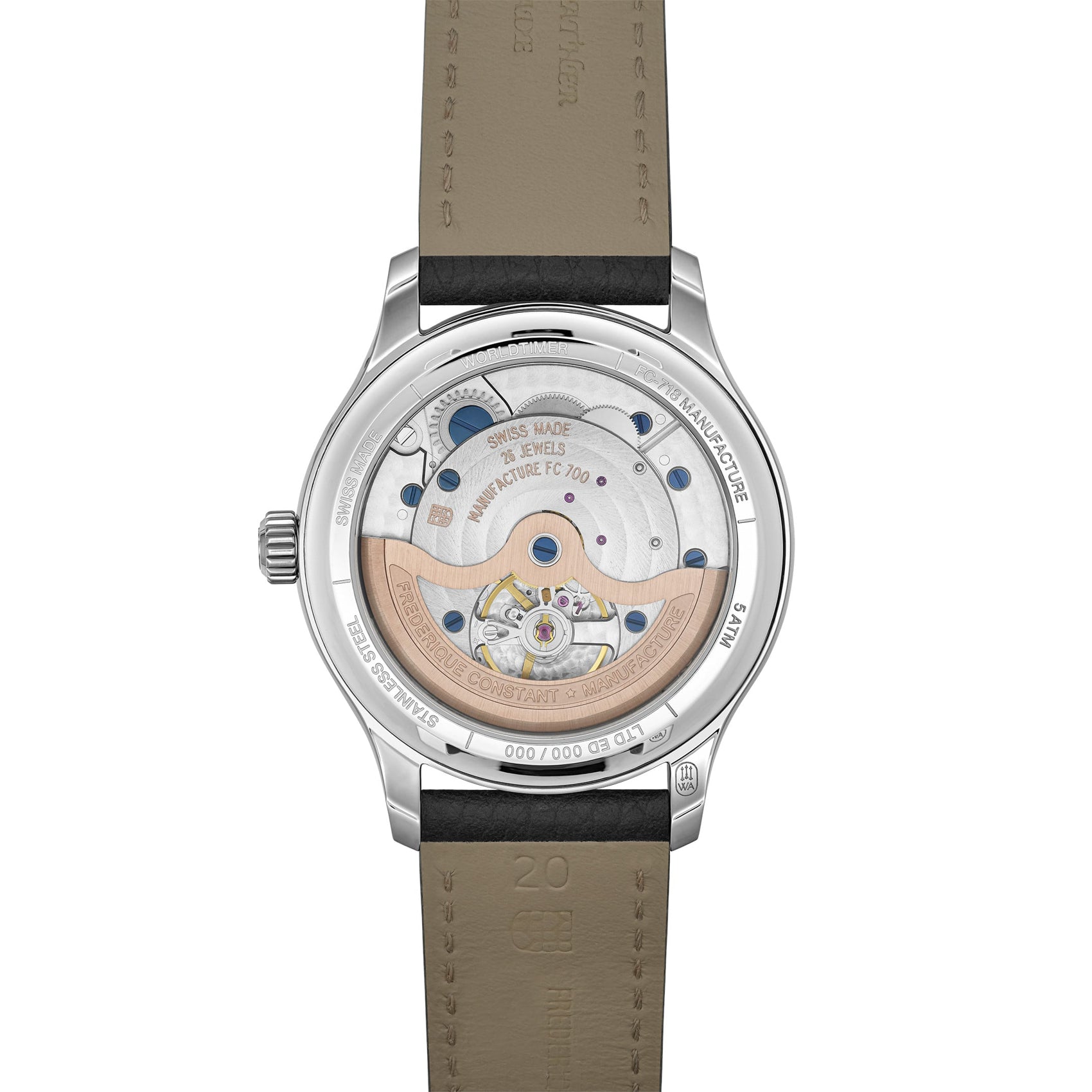 Frederique Constant FC-718N4H6 Worldtimer Manufacture Watch Angels Limited Edition