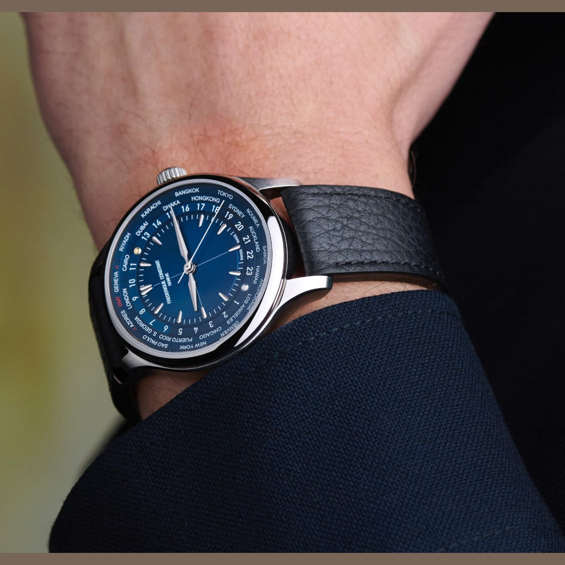 Frederique Constant FC-718N4H6 Worldtimer Manufacture Watch Angels Limited Edition