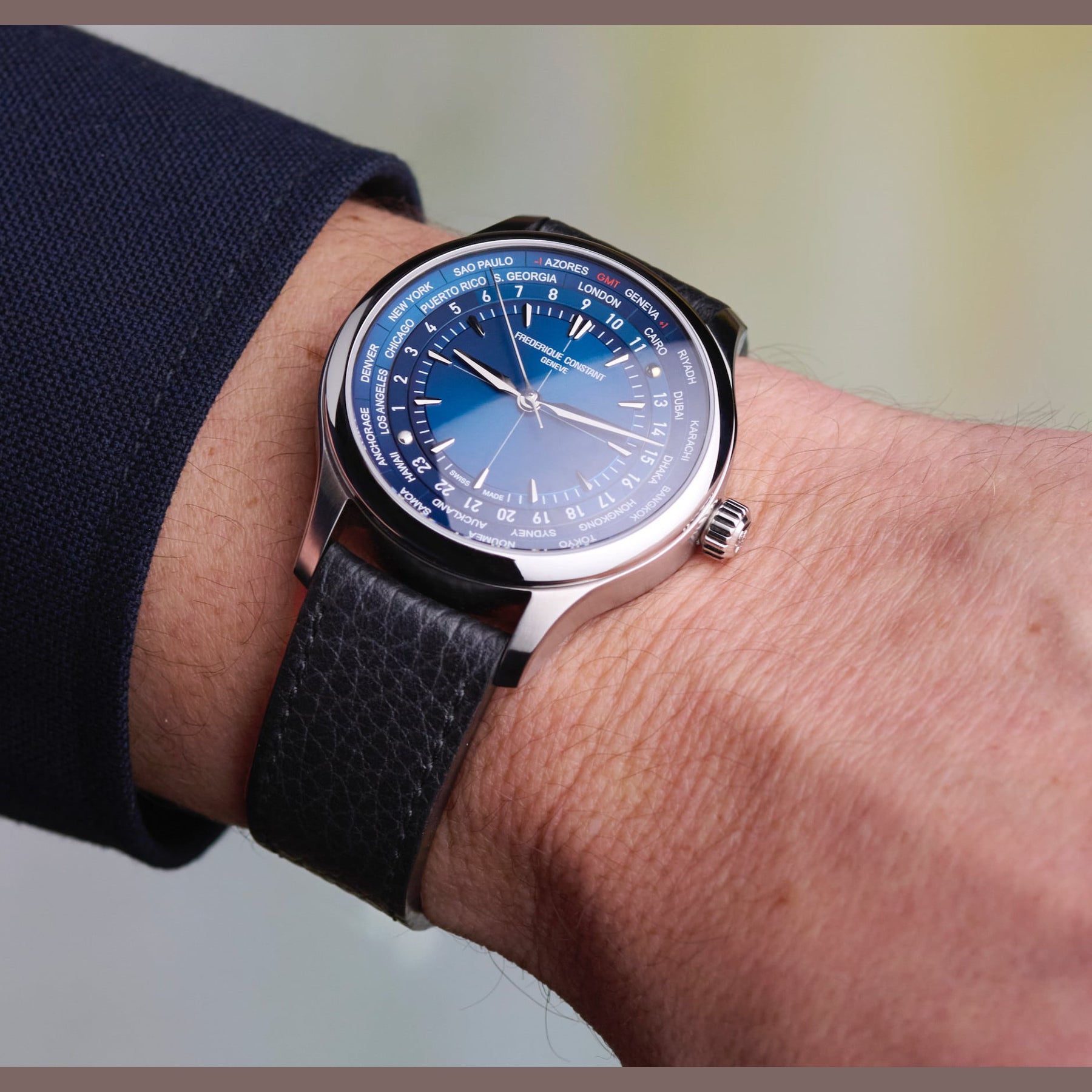 Frederique Constant FC-718N4H6 Worldtimer Manufacture Watch Angels Limited Edition