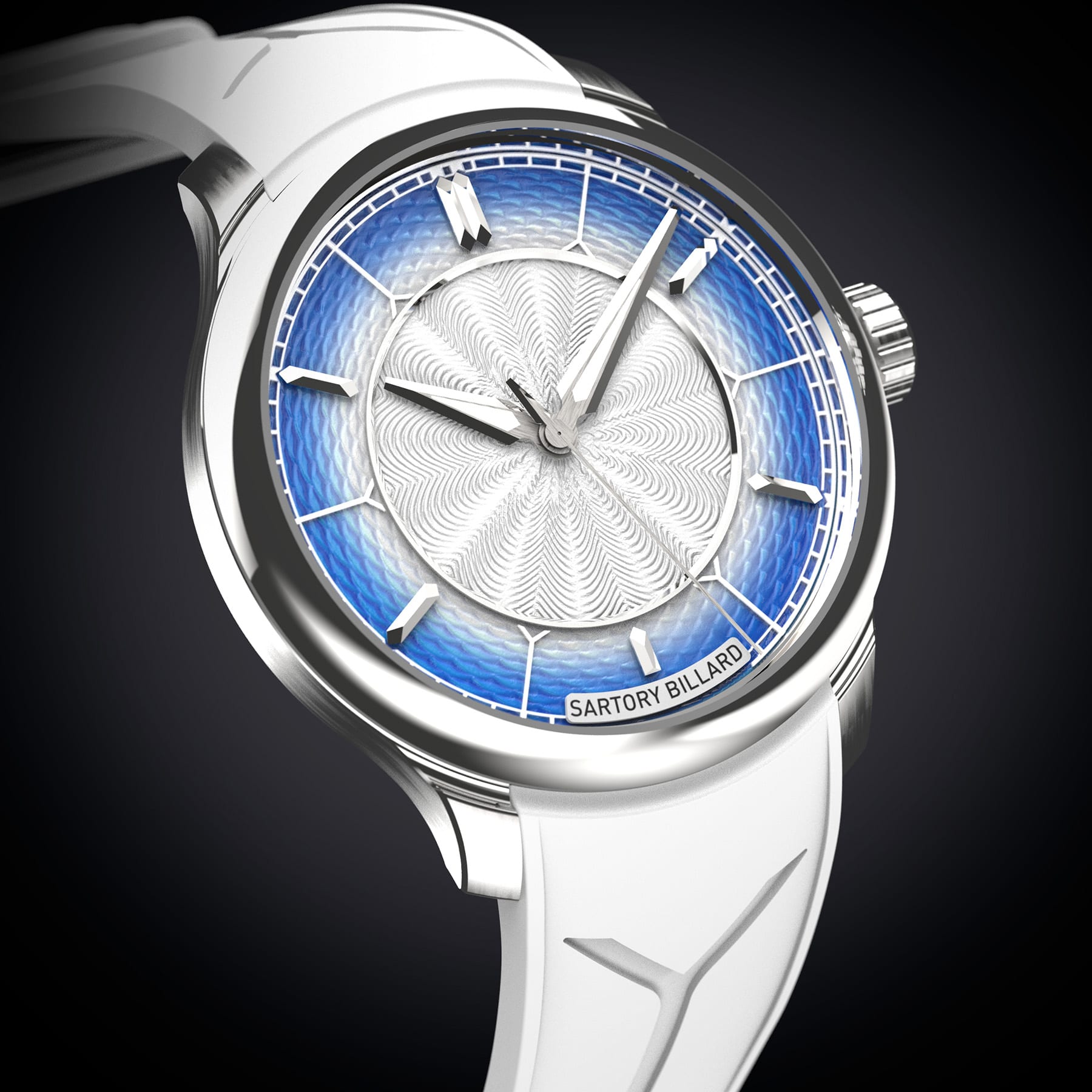 Sartory Billard SB04-E Exquisite Blue Guilloché