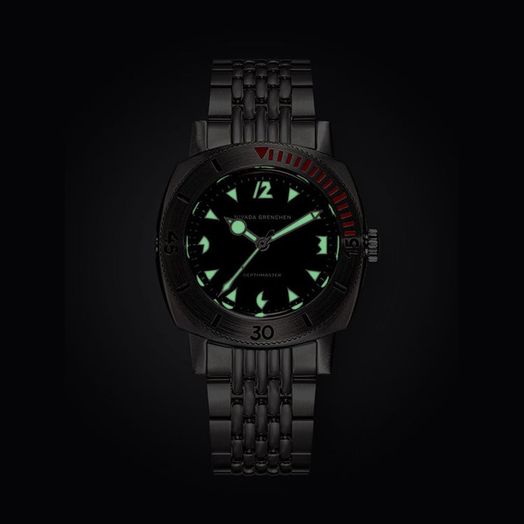 Nivada Grenchen 14105A20 Pacman Depthmaster 38mm