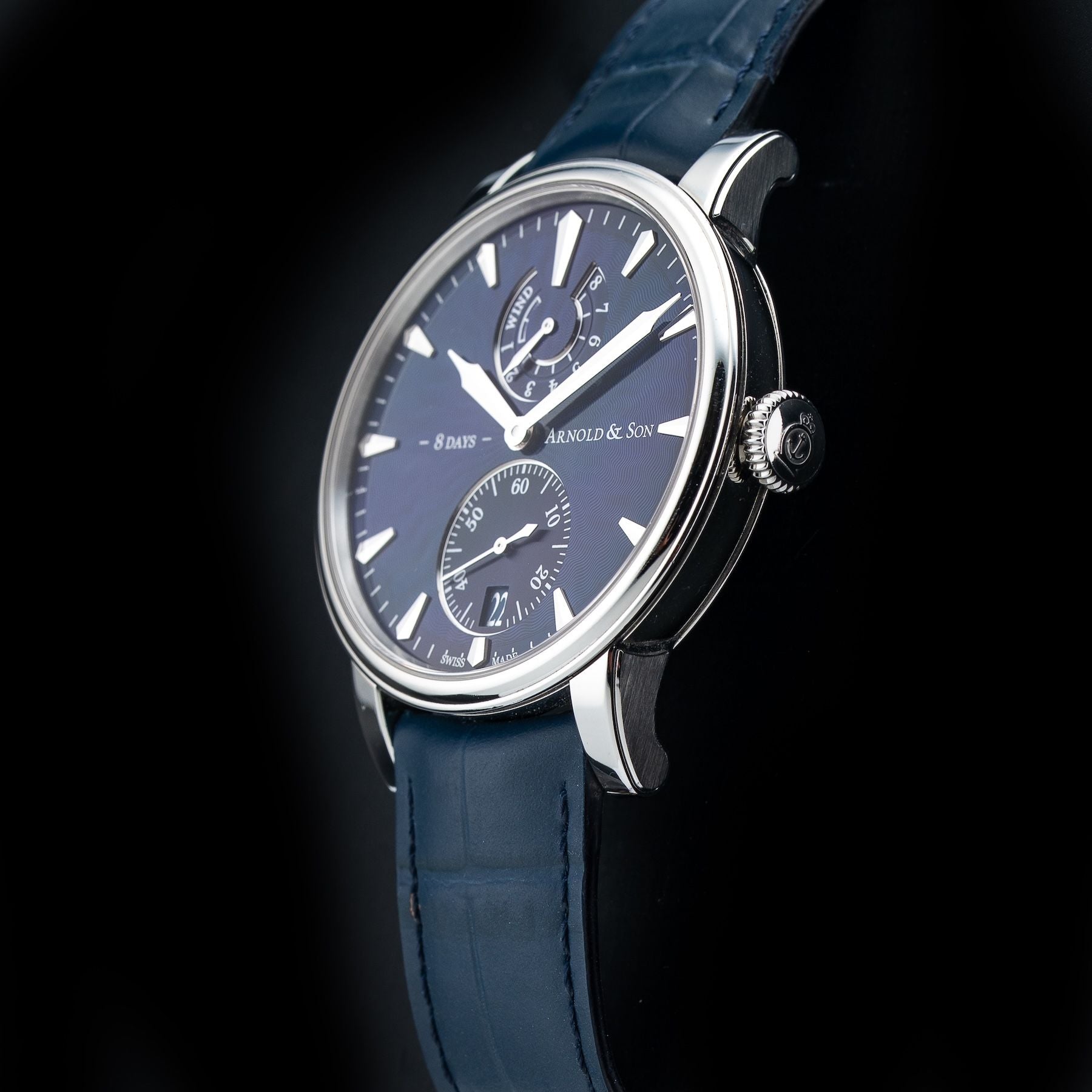 Arnold & Son 1EDAS.U01A.D1365 Eight-Day Royal Navy Blue Dial