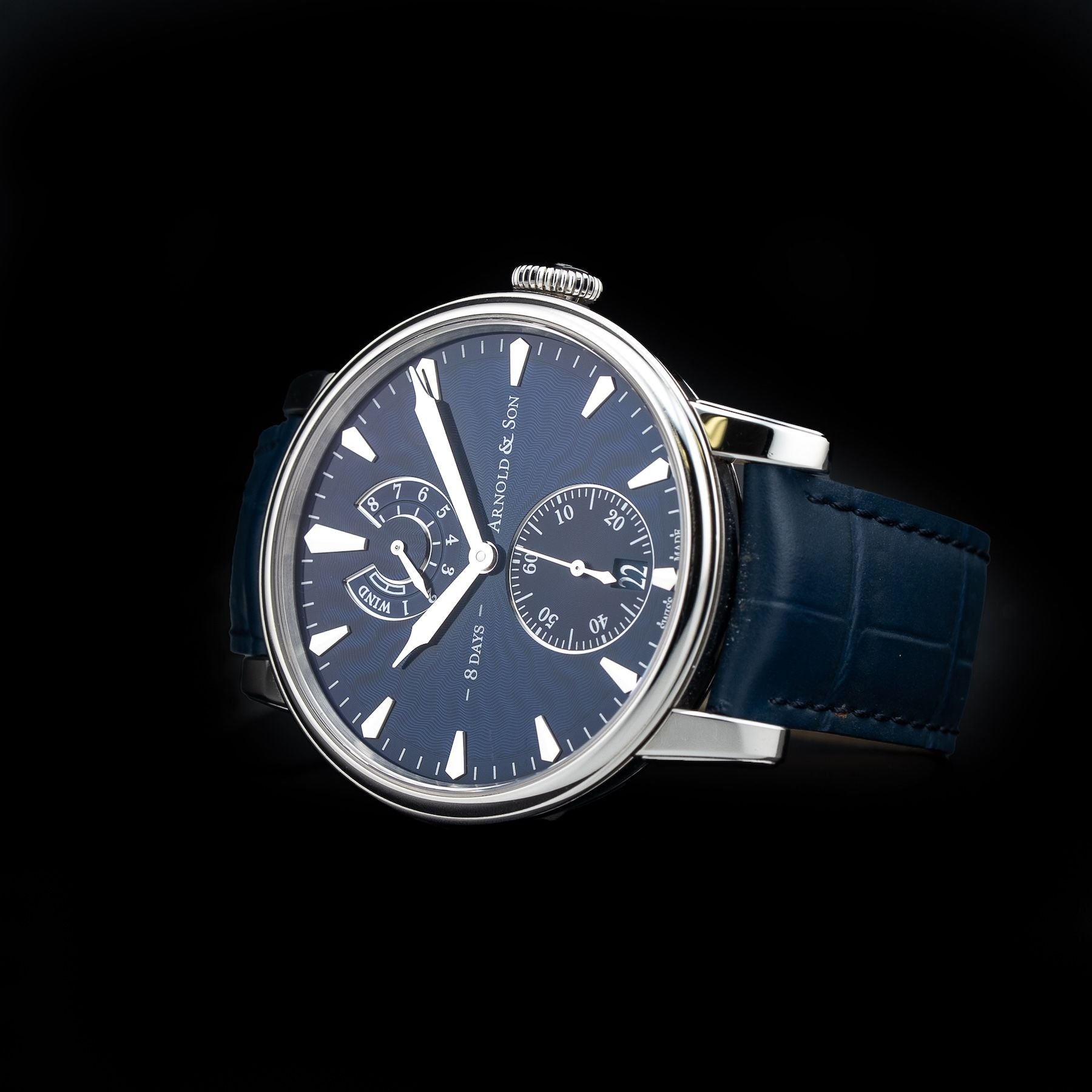 Arnold & Son 1EDAS.U01A.D1365 Eight-Day Royal Navy Blue Dial
