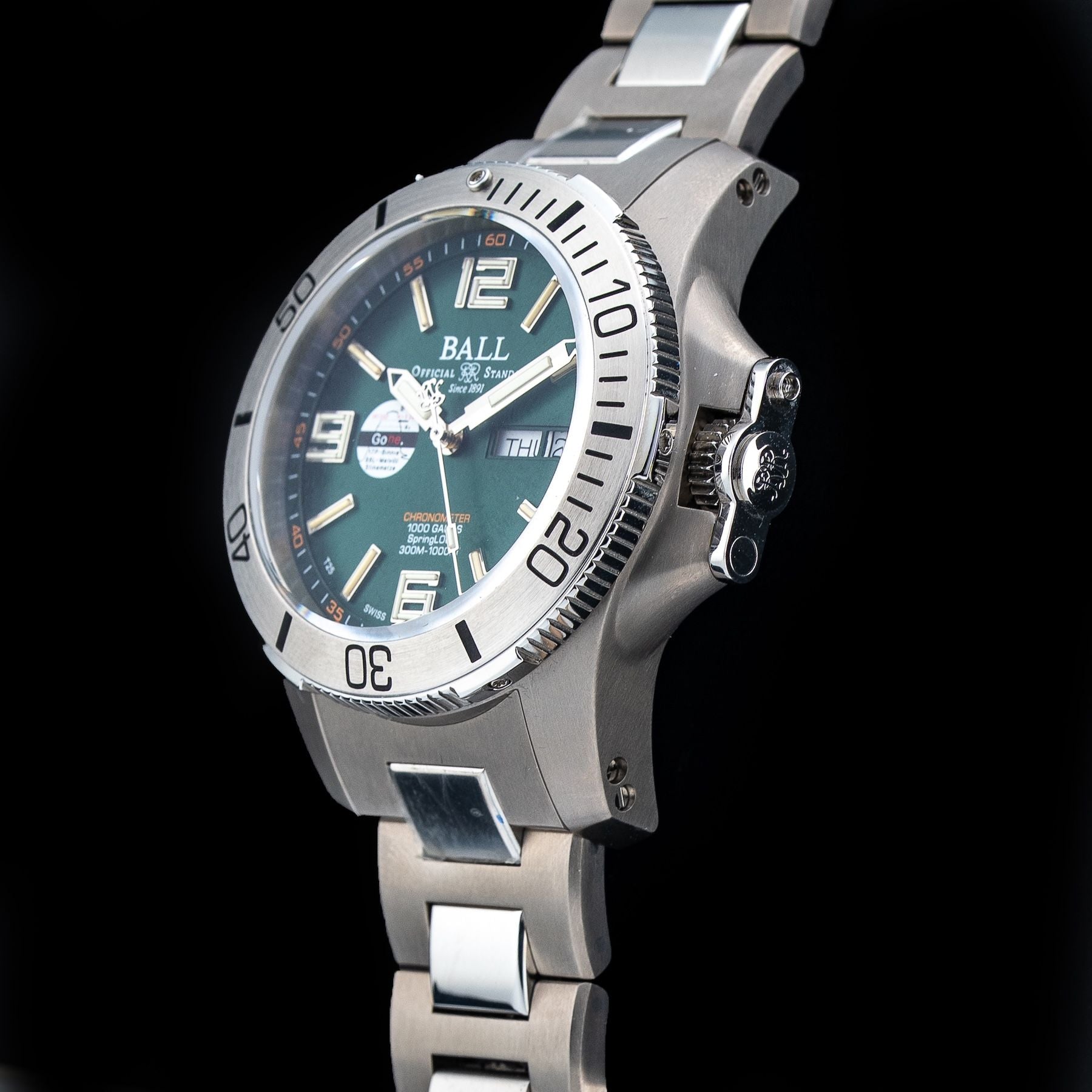 Ball DM2276A-S5CJ-GR Engineer Hydrocarbon Spacemaster II 42mm