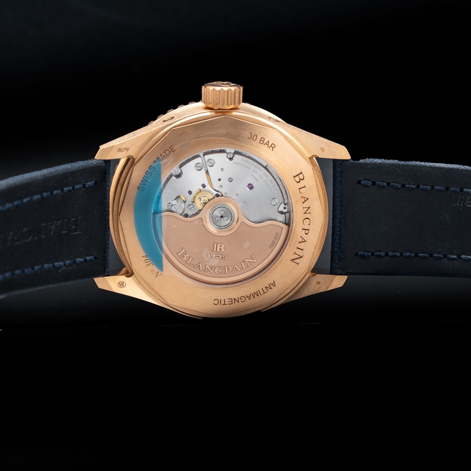 Blancpain Fifty Fathoms Bathyscaphe Complete Calendar Gold 5054 3640 O52B