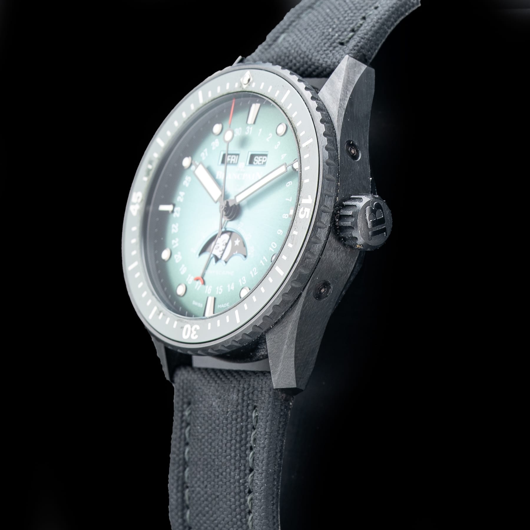Blancpain 5054 0153 B52A Fifty Fathoms Bathyscaphe Automatic 43.6mm Green Dial