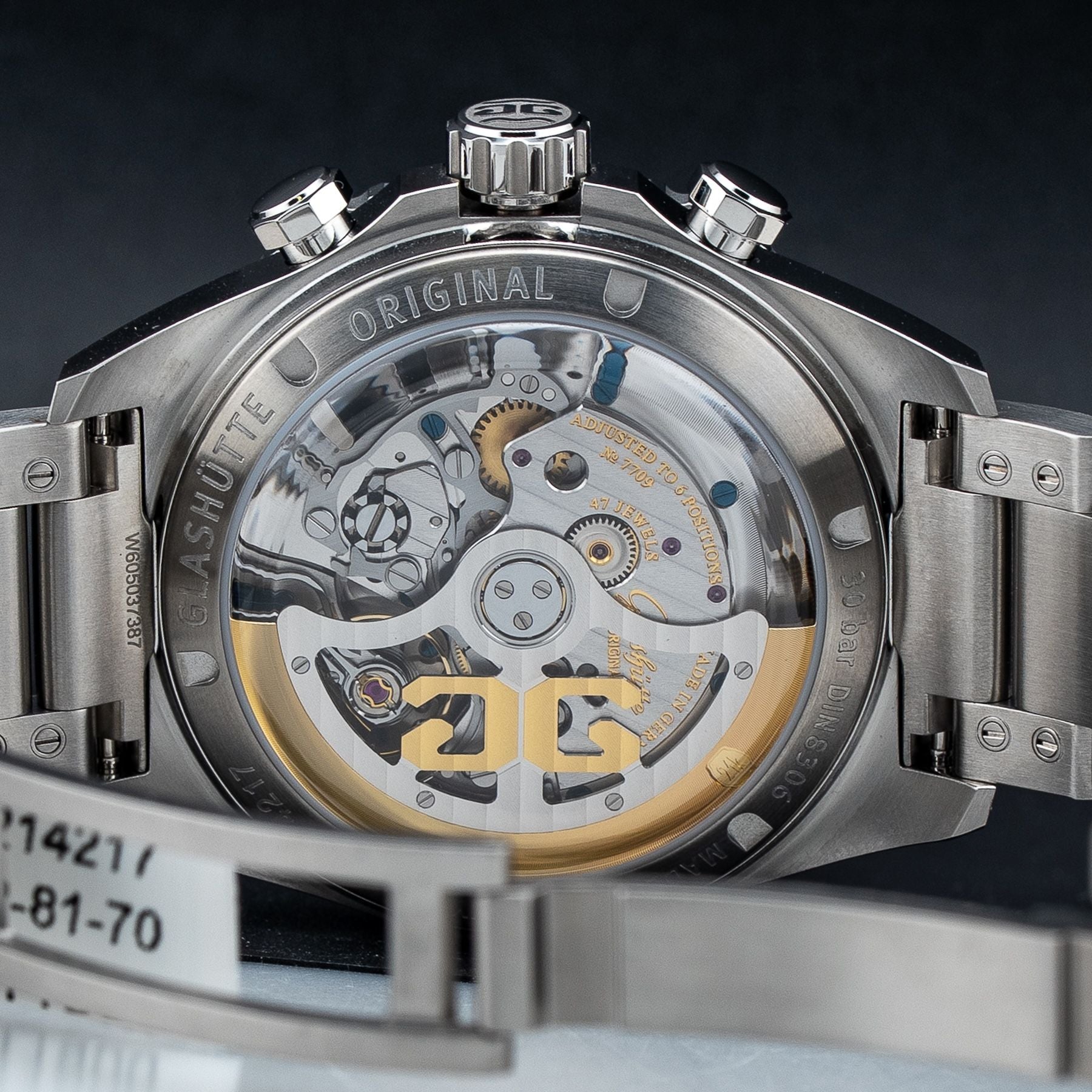 Glashütte Original 1-37-23-02-81-70 SeaQ Chronograph Blue Dial on Bracelet