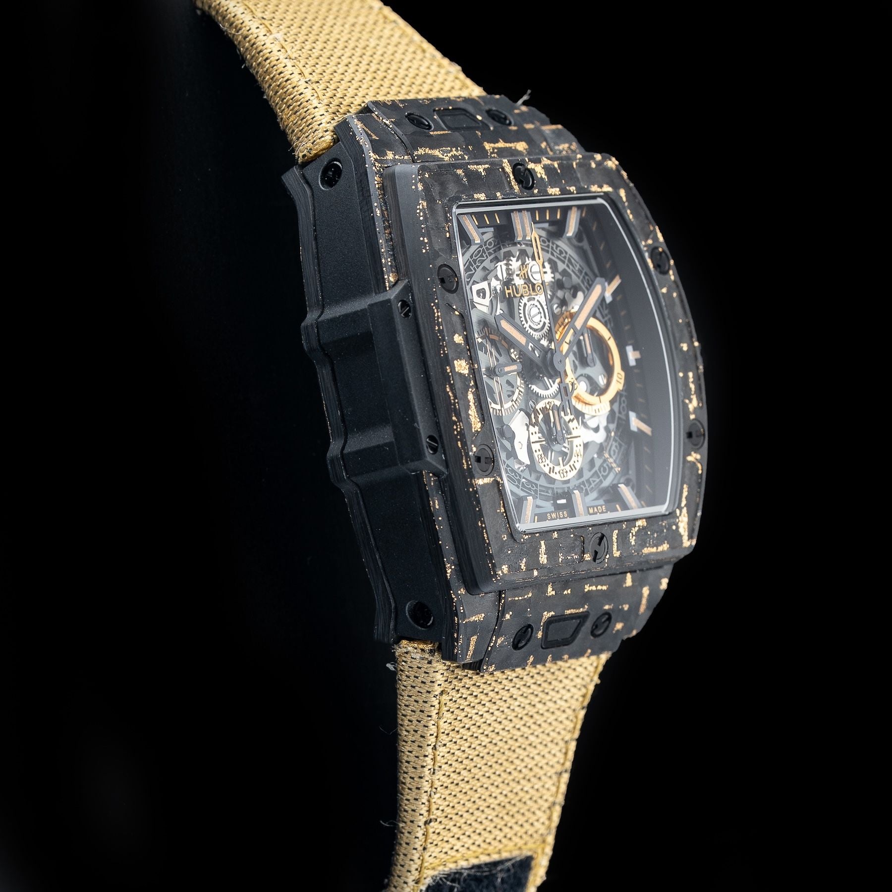 Hublot Spirit Of Big Bang Carbon Gold Tiger 42mm 642.QX.0113.RX.TIG22