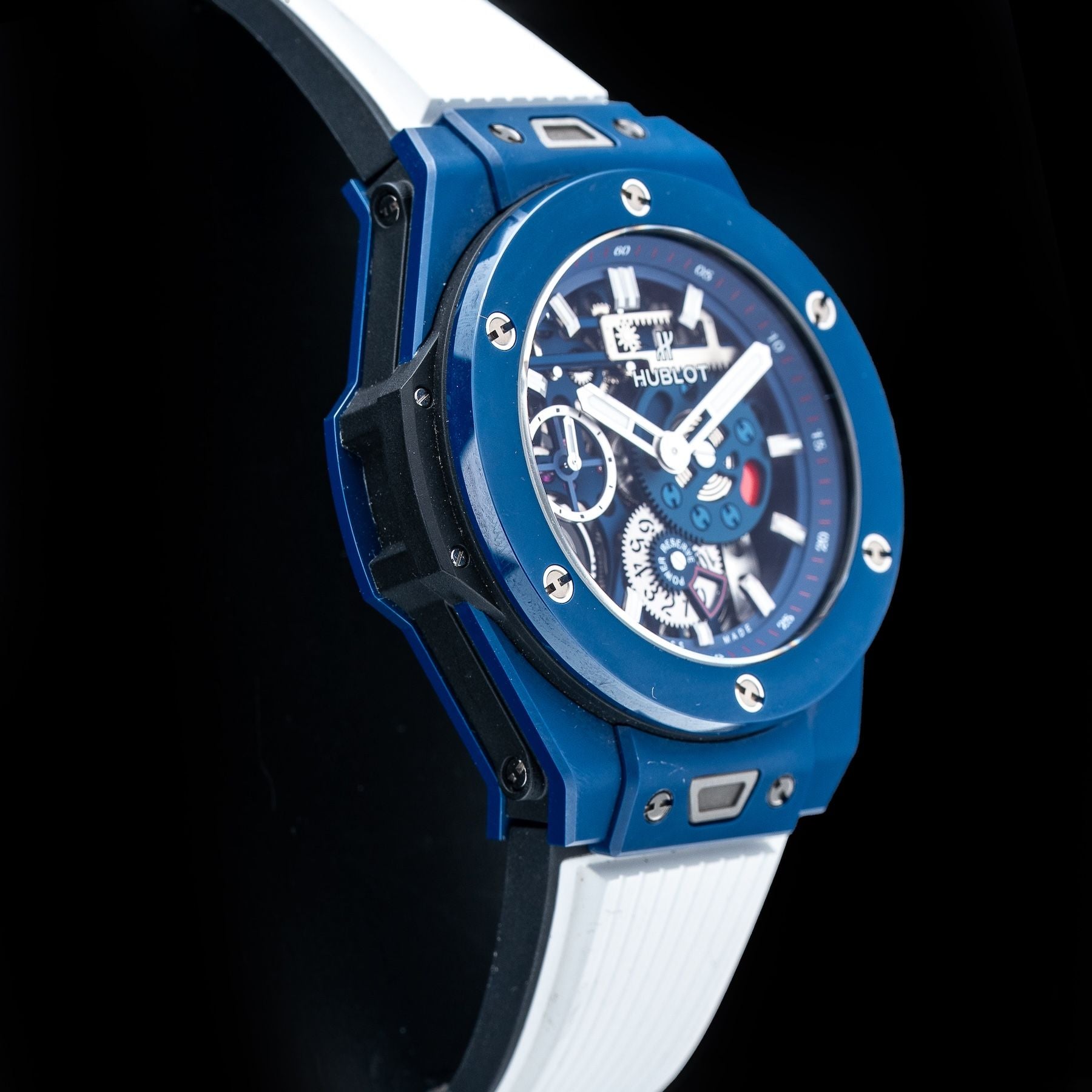 Hublot Big Bang Meca-10 Ceramic Blue 45mm 414.EX.5123.RX