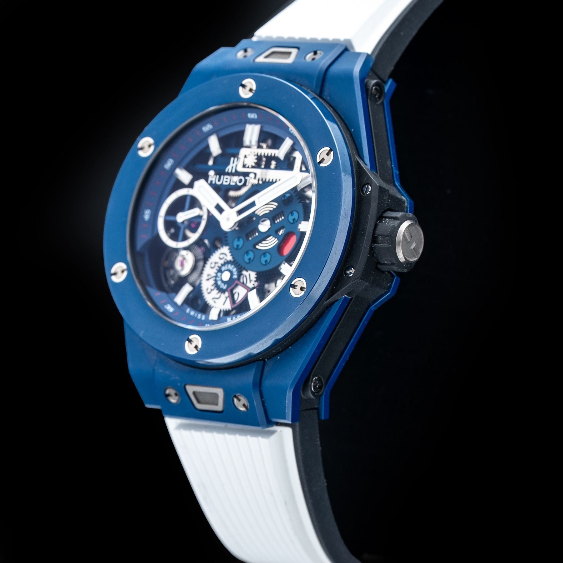 Hublot Big Bang Meca-10 Ceramic Blue 45mm 414.EX.5123.RX
