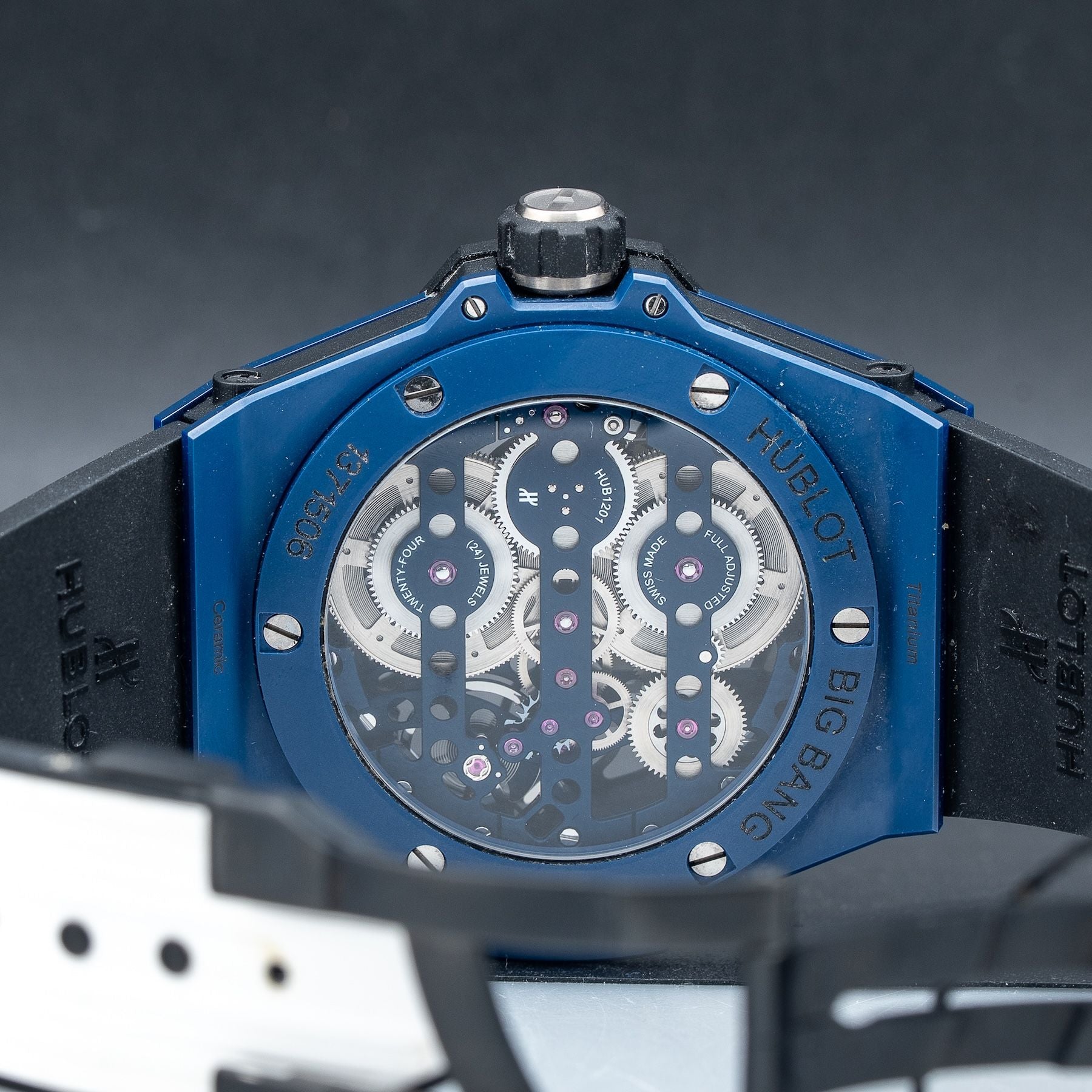 Hublot Big Bang Meca-10 Ceramic Blue 45mm 414.EX.5123.RX