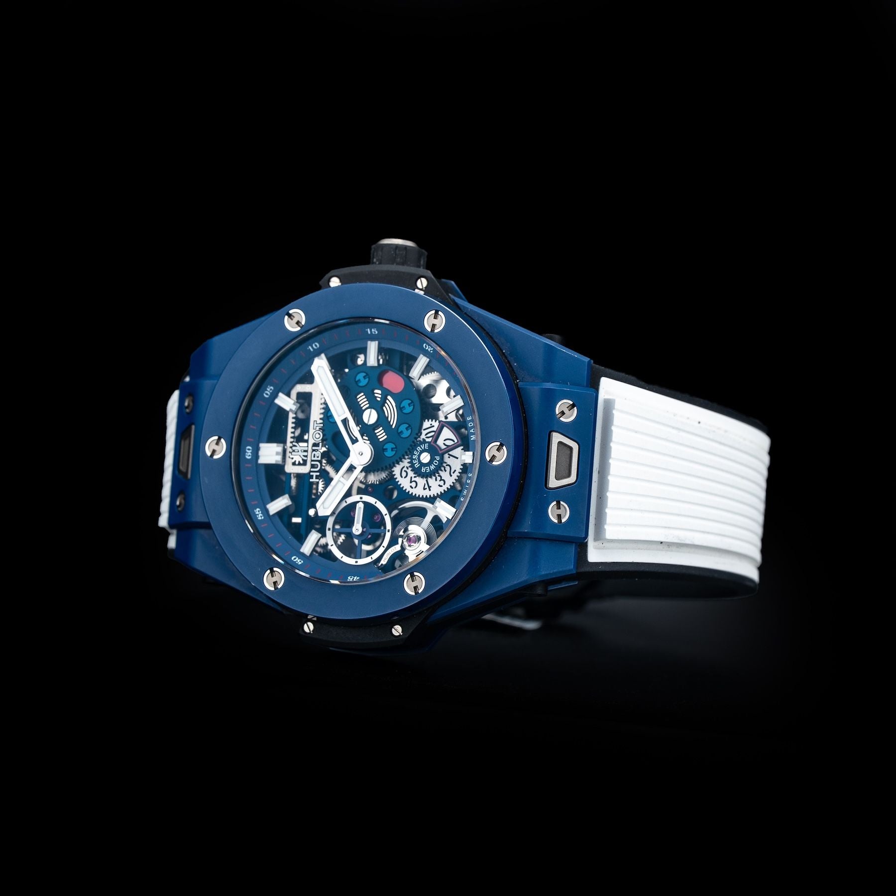 Hublot Big Bang Meca-10 Ceramic Blue 45mm 414.EX.5123.RX