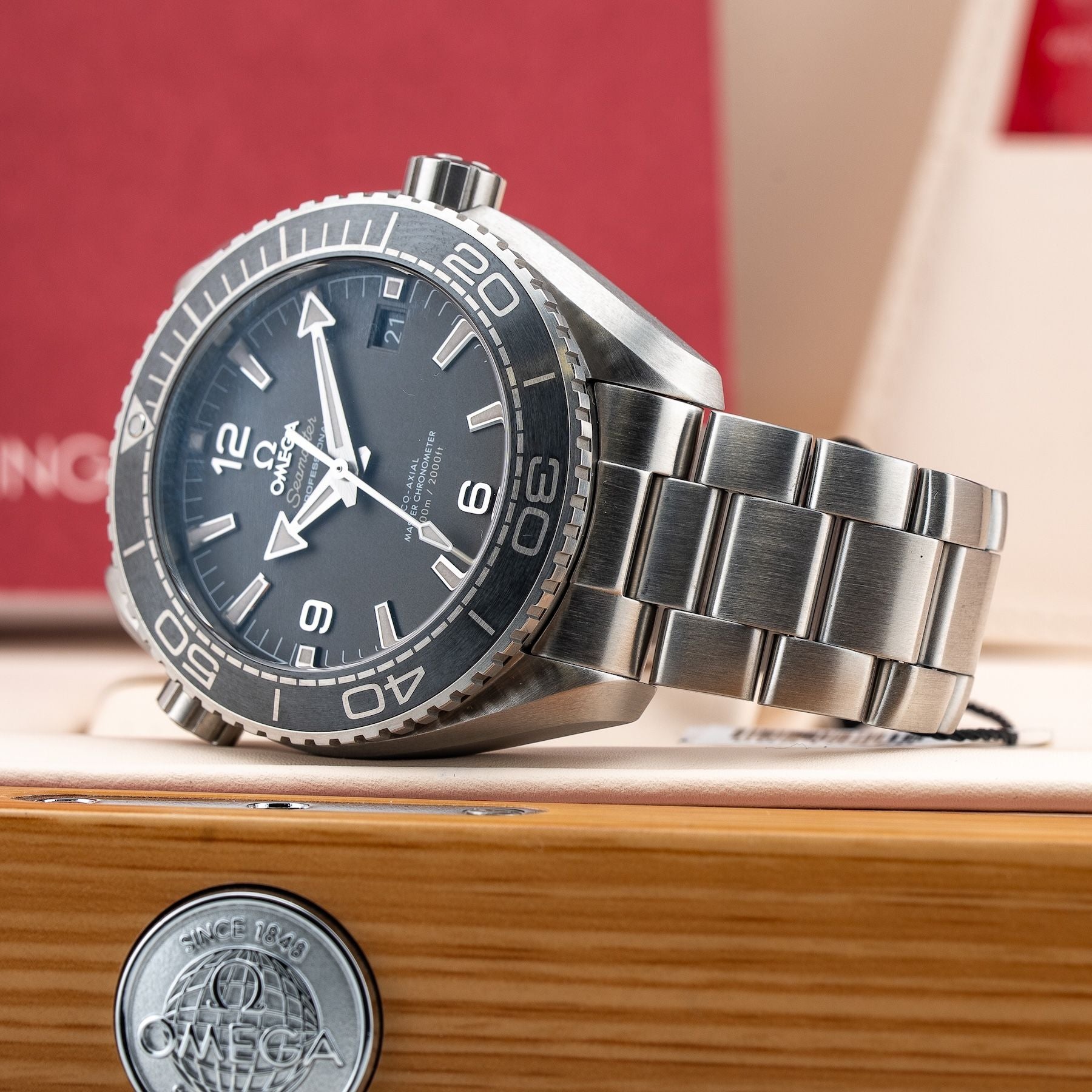 Omega 215.32.44.21.01.002 Planet Ocean Seamaster 600M Grey