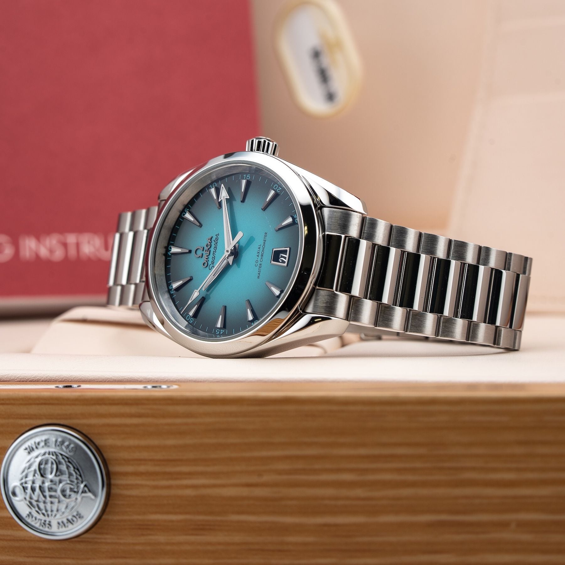 Omega 220.10.38.20.03.005 Aqua Terra 150M Turquoise Dial