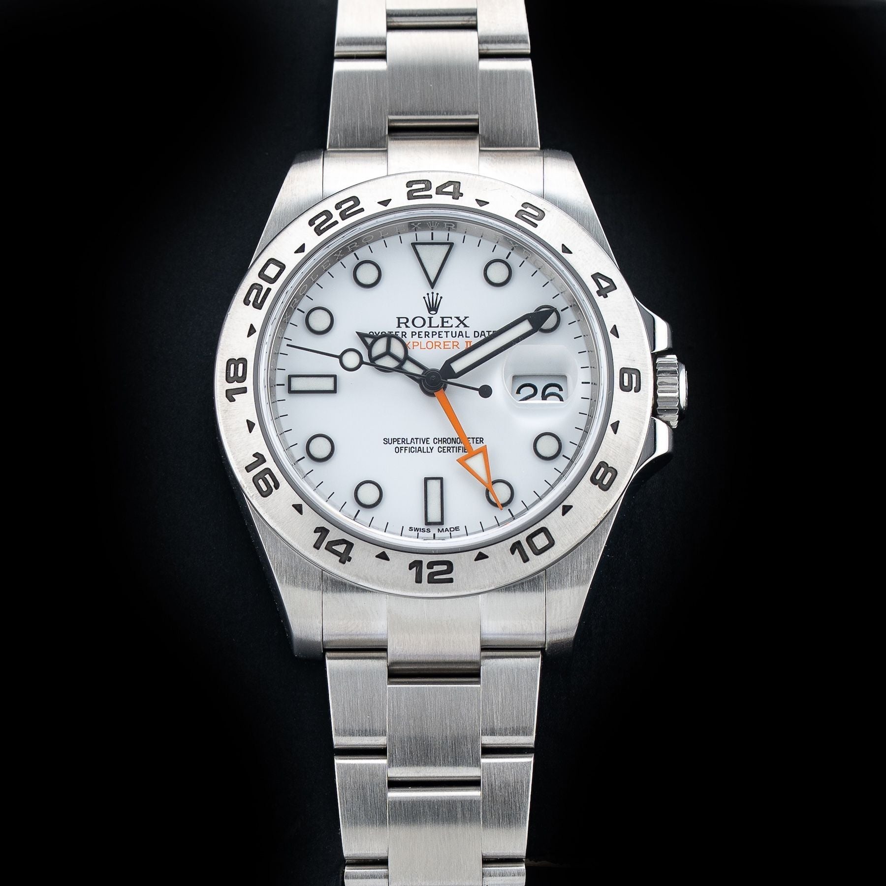 Rolex Explorer II 216570-0001 Polar White Dial