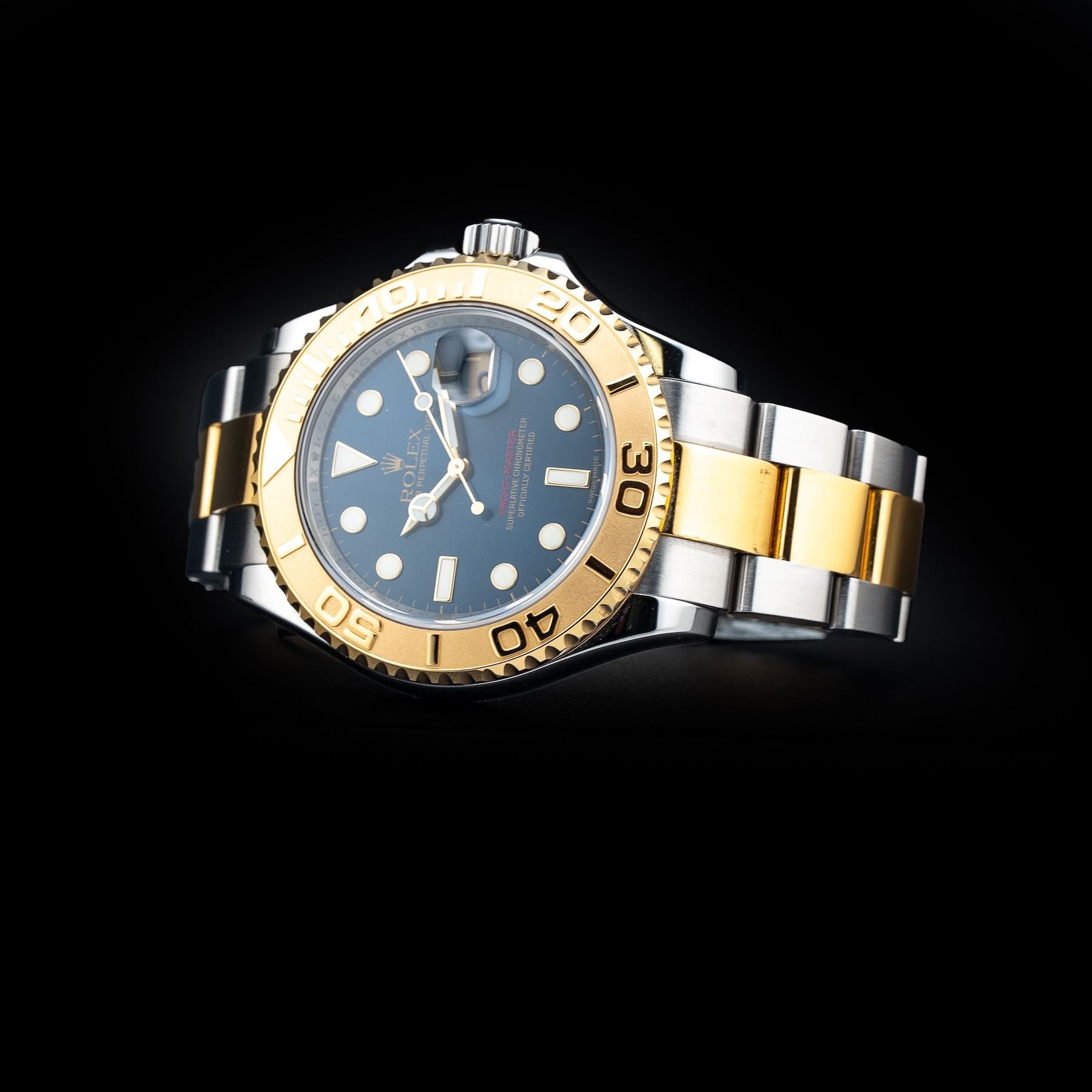 Rolex 16623 Yacht Master 40 Two Tone Blue Dial