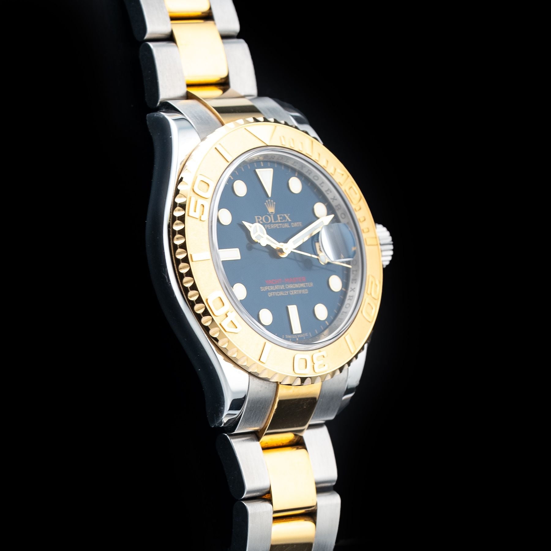 Rolex 16623 Yacht Master 40 Two Tone Blue Dial