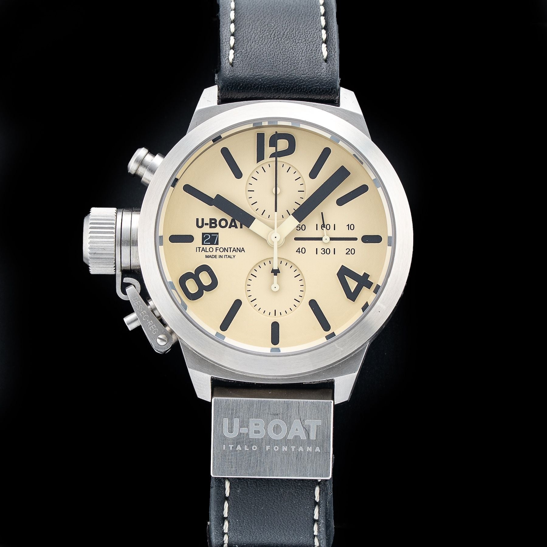 U-Boat Classico Cas 2/45 2268 Beige Dial 45mm